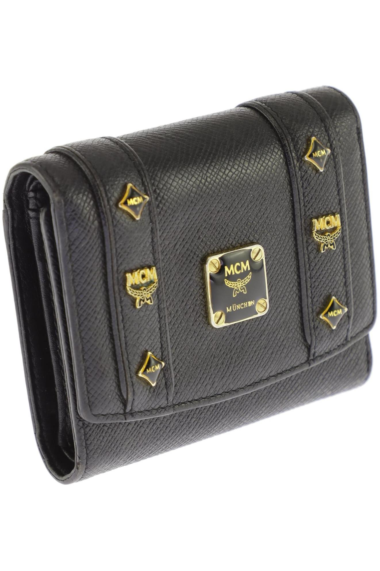 

MCM Damen Portemonnaie, schwarz, Gr.