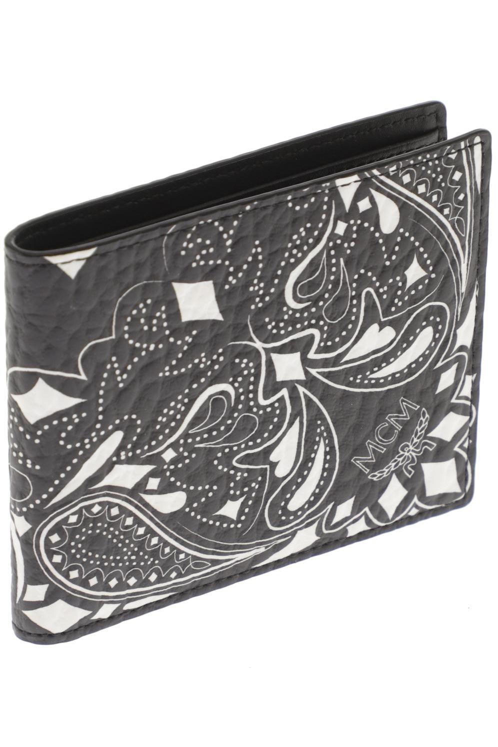 

MCM Damen Portemonnaie, schwarz, Gr.