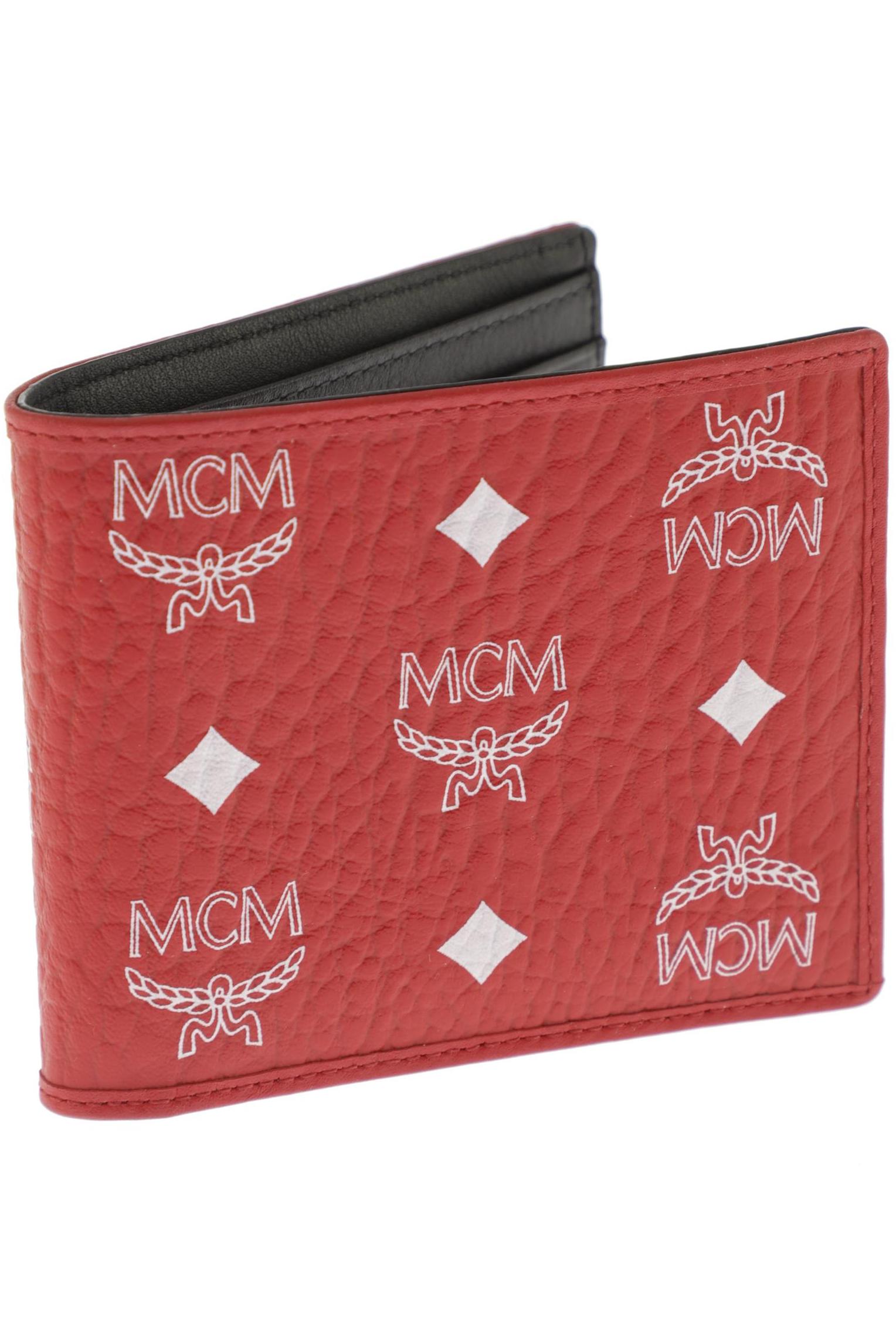 

MCM Damen Portemonnaie, rot, Gr.