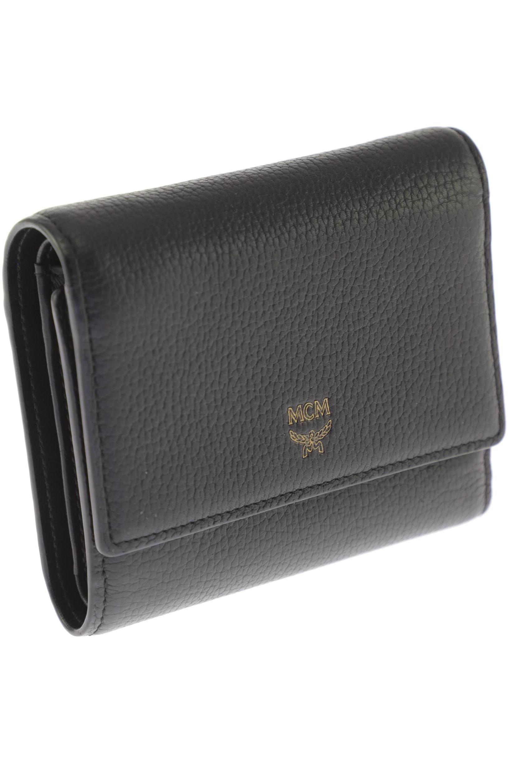

MCM Damen Portemonnaie, schwarz, Gr.