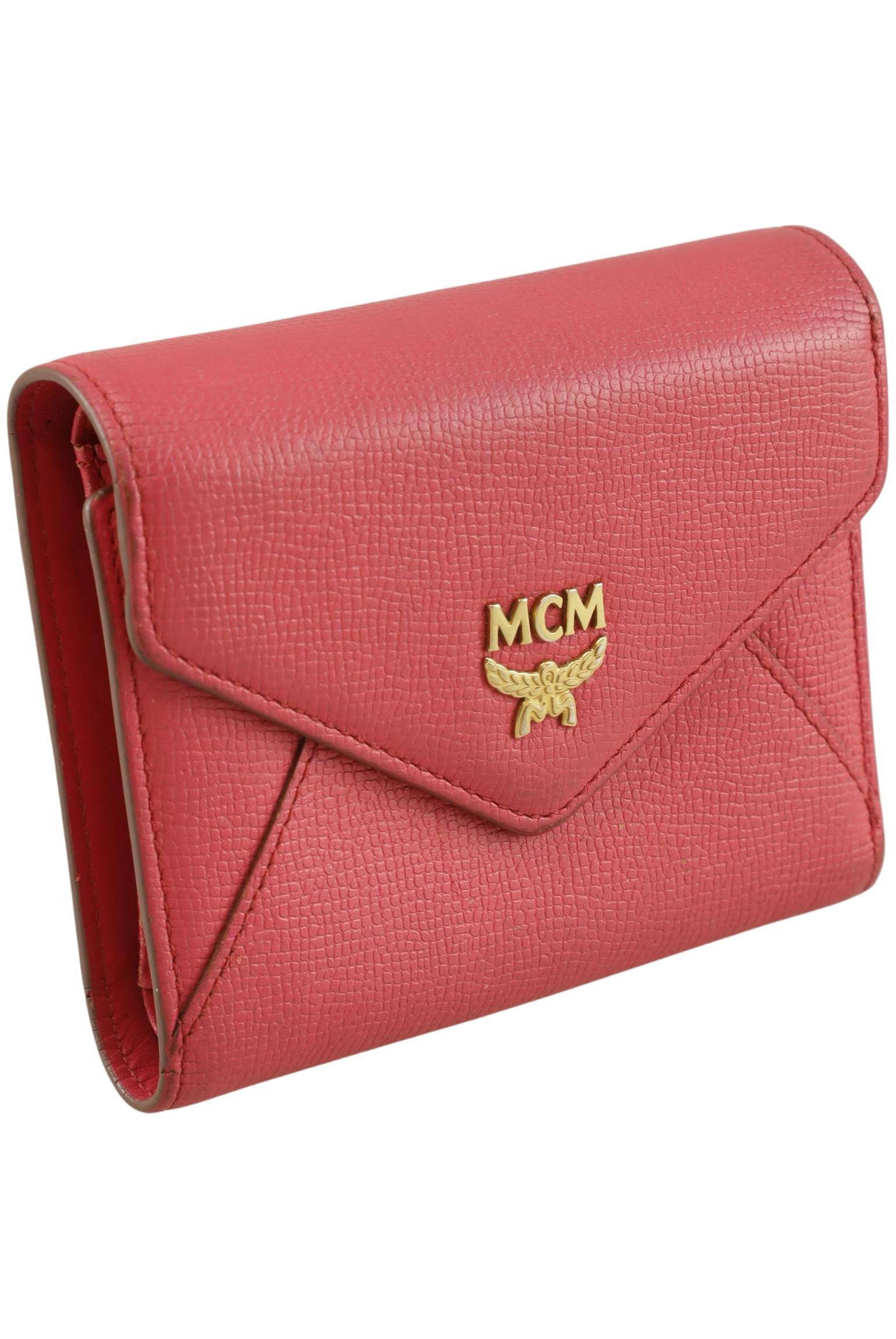 

MCM Damen Portemonnaie, rot, Gr.