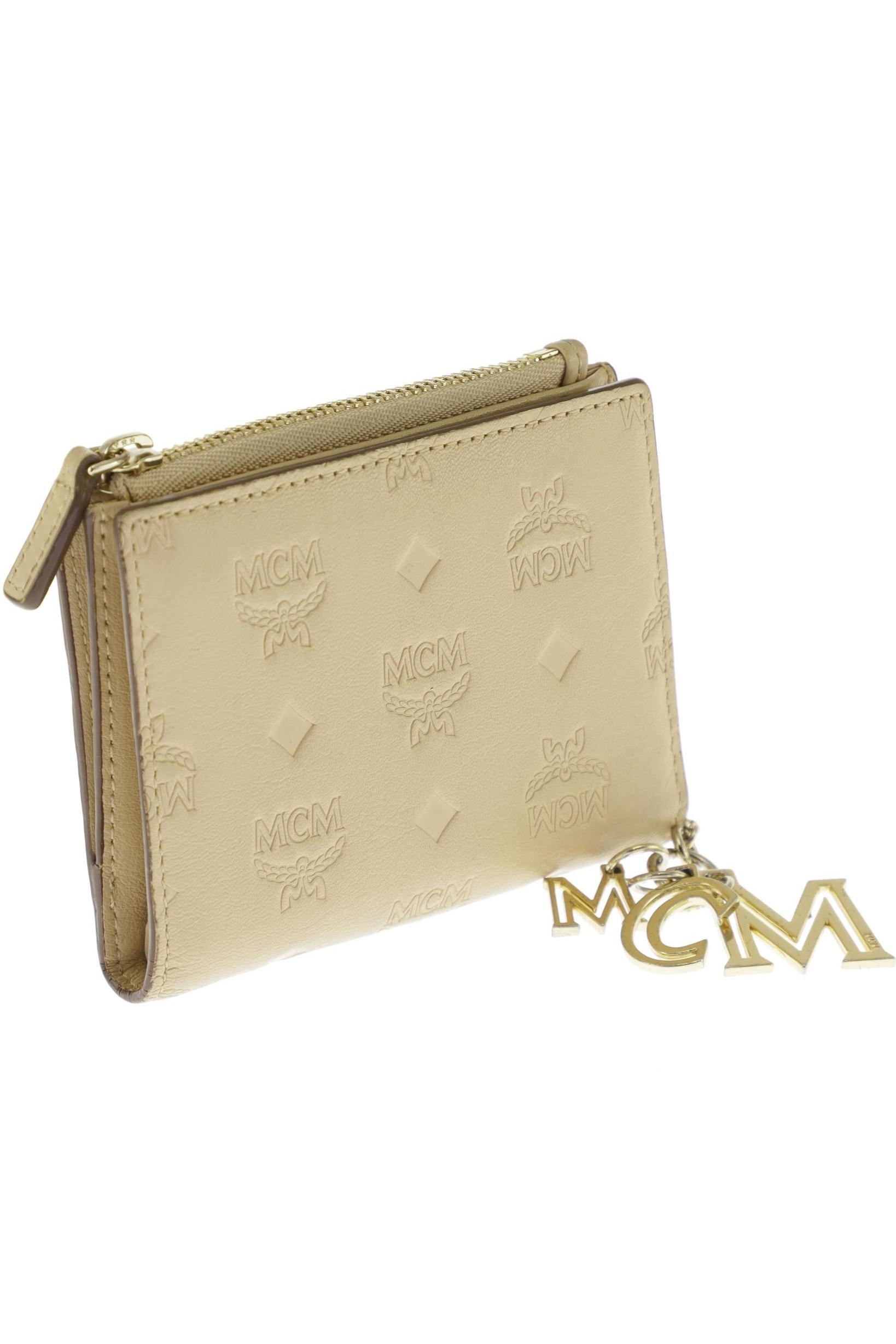 

MCM Damen Portemonnaie, beige, Gr.