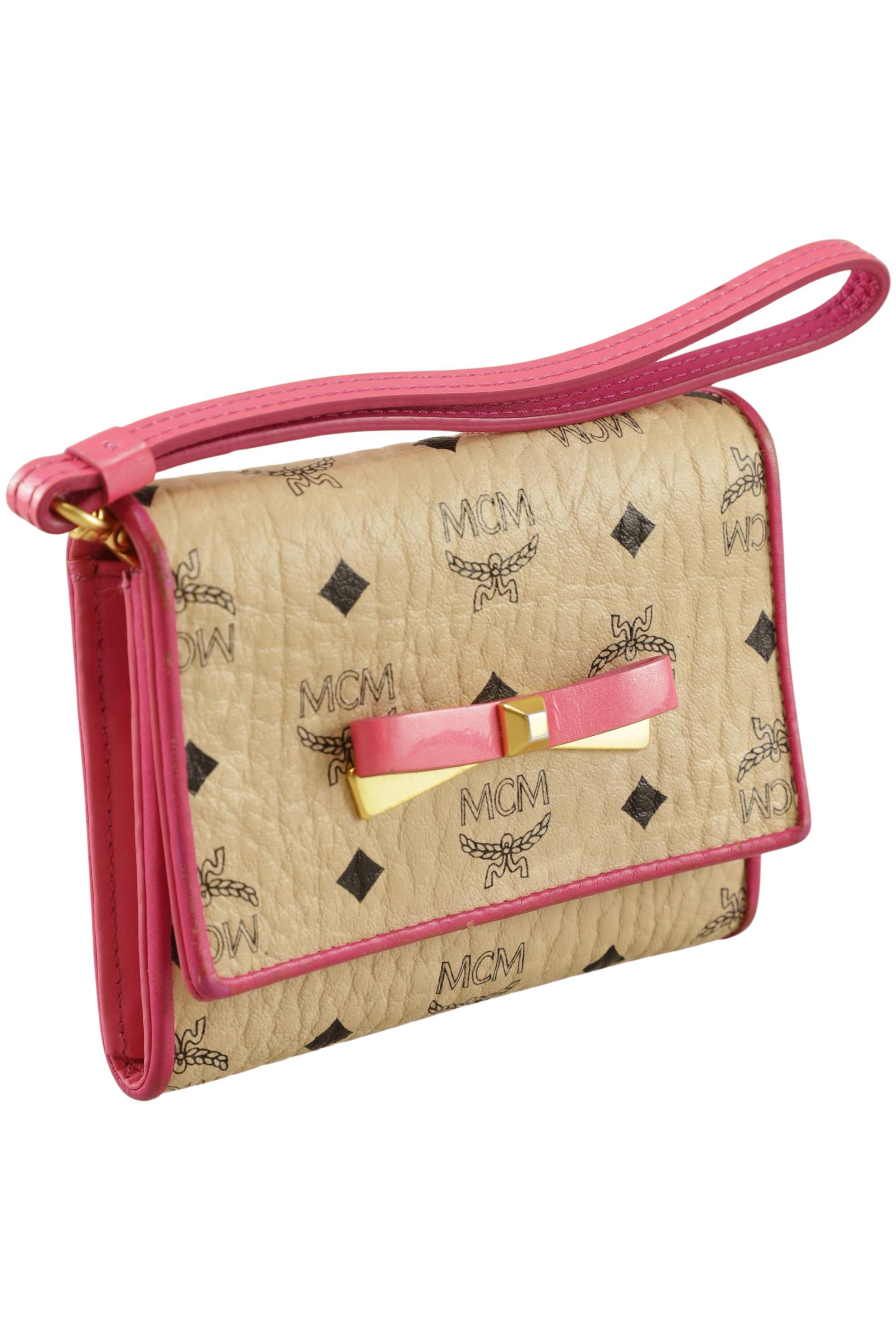 

MCM Damen Portemonnaie, beige, Gr.