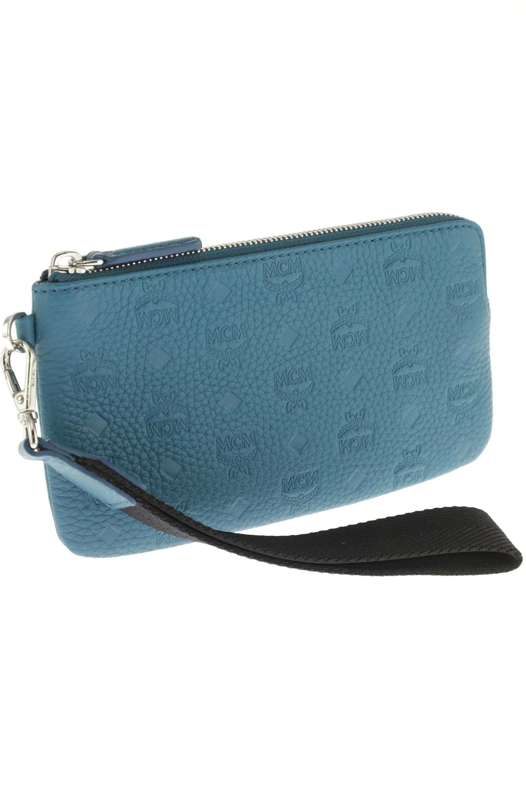 

MCM Damen Portemonnaie, blau, Gr.