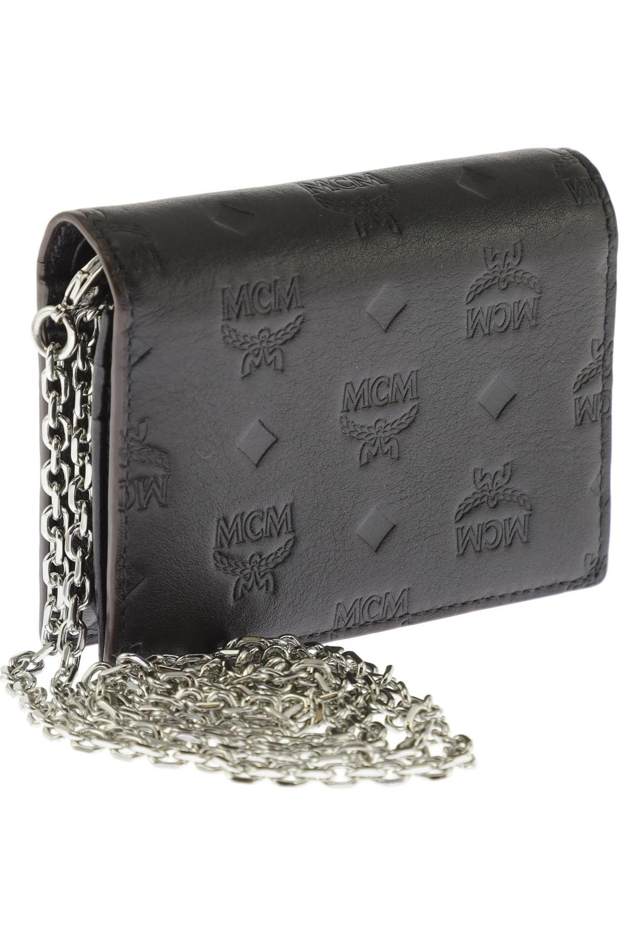 

MCM Damen Portemonnaie, schwarz, Gr.