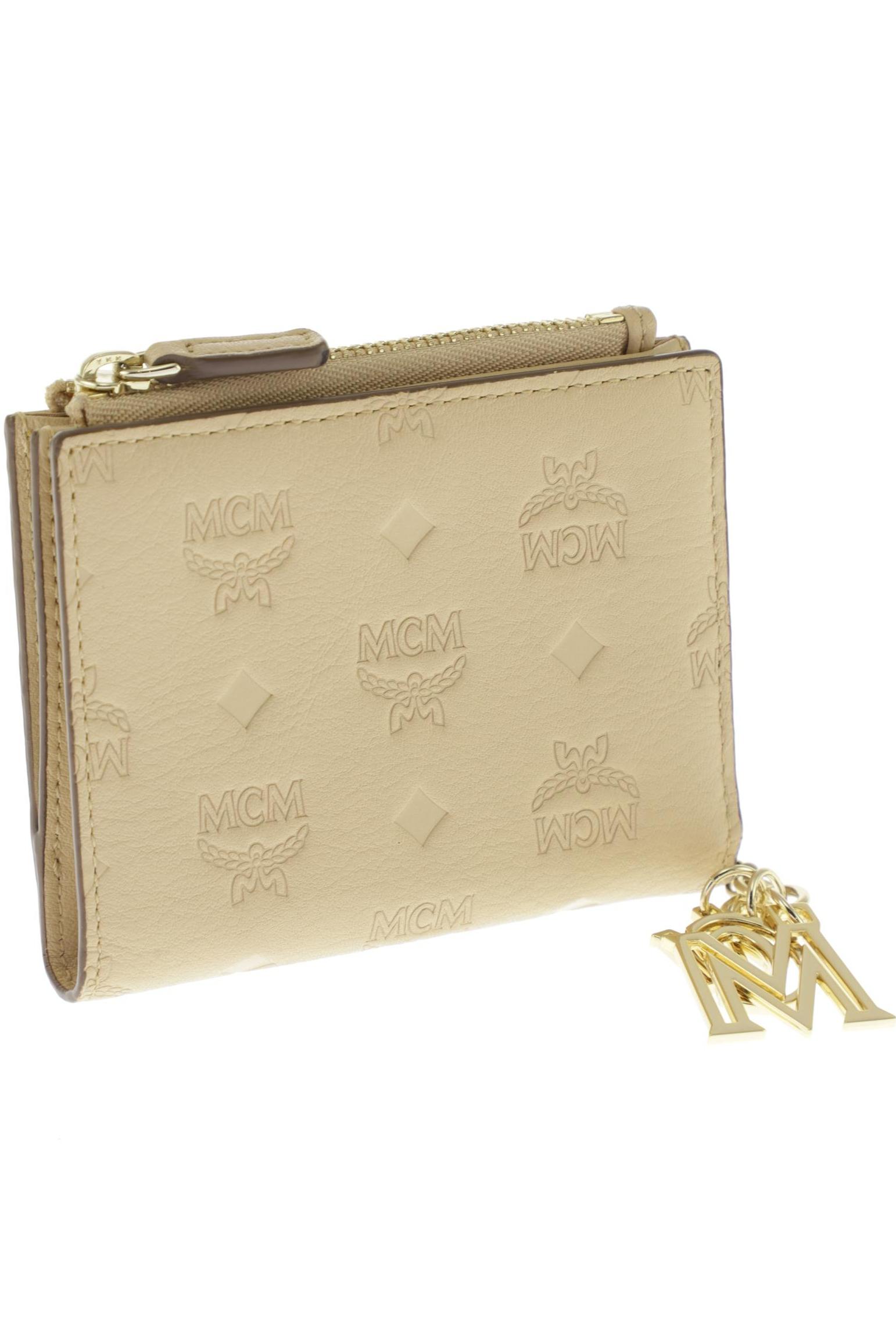 

MCM Damen Portemonnaie, beige, Gr.