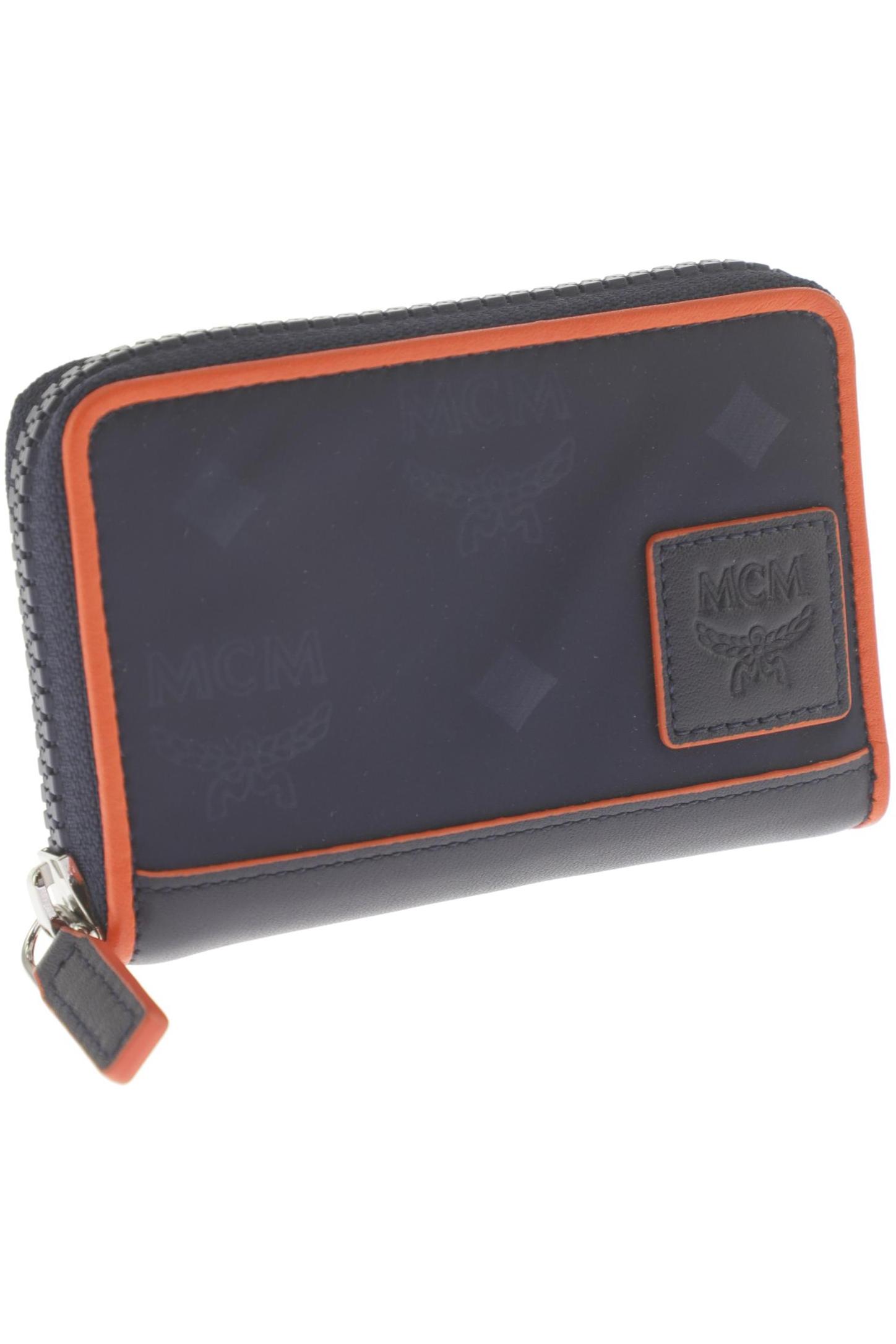 

MCM Damen Portemonnaie, marineblau, Gr.