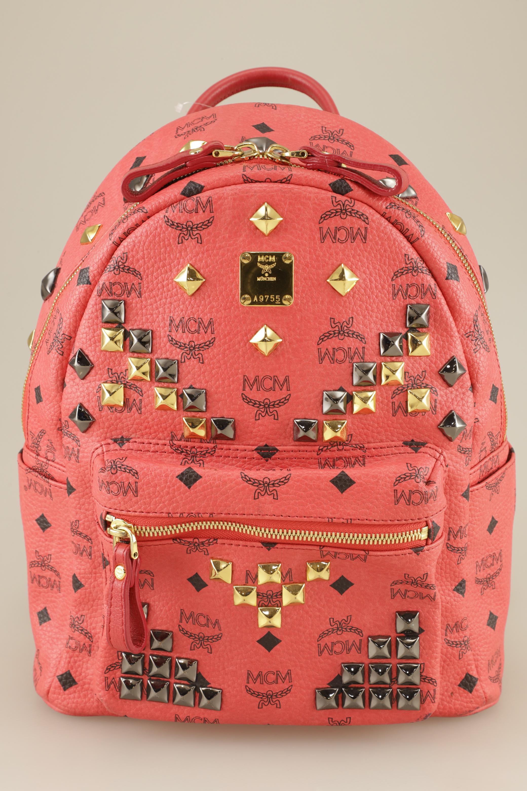 

MCM Damen Rucksack, pink, Gr.