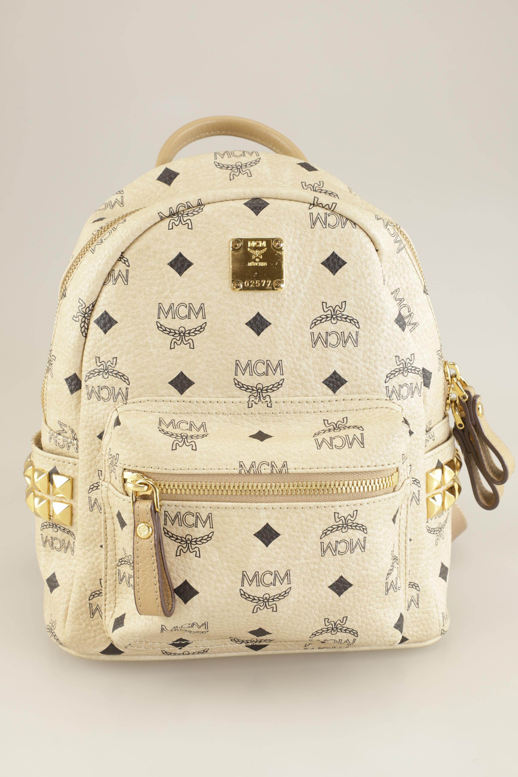 

MCM Damen Rucksack, cremeweiß, Gr.