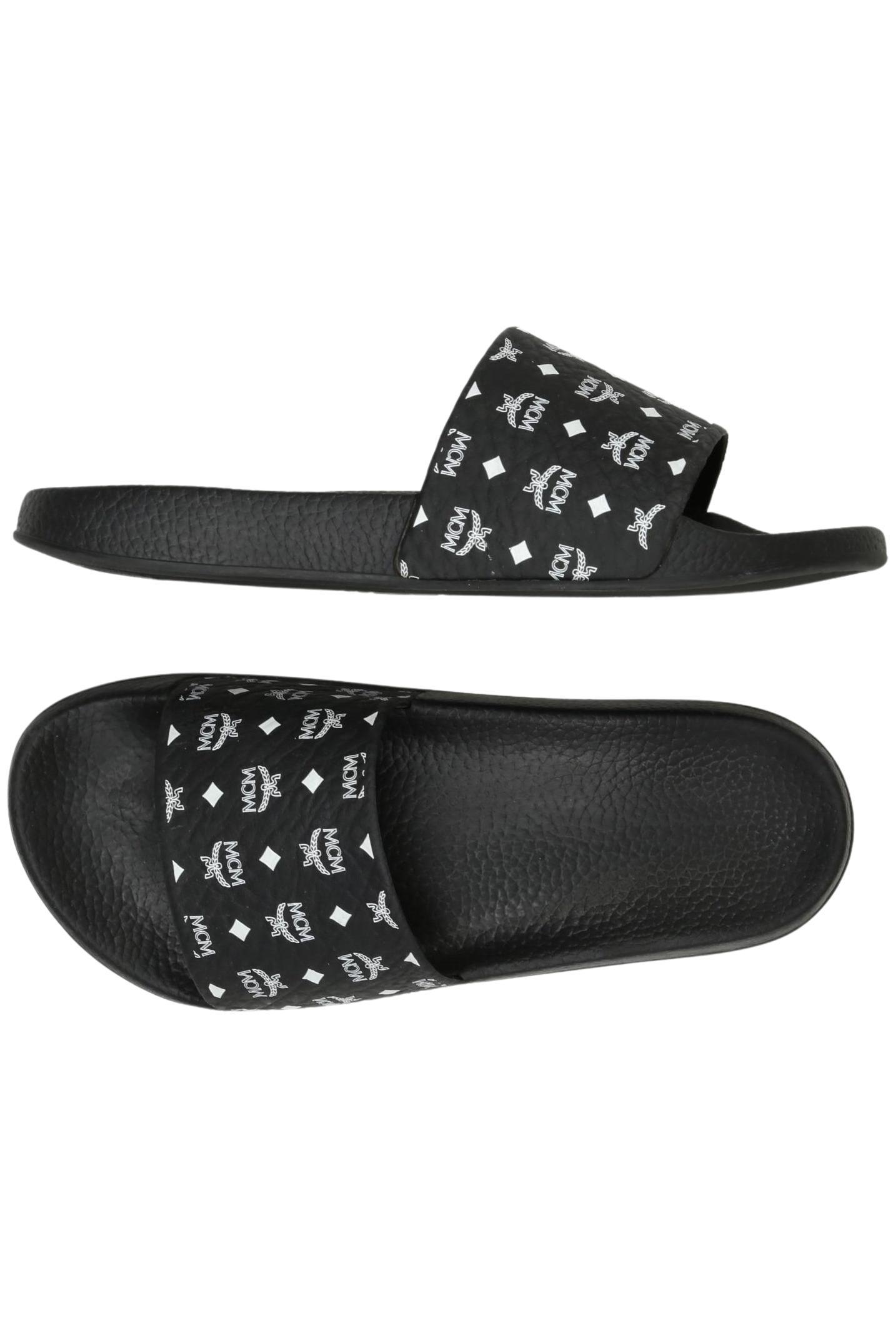 

MCM Damen Sandale, schwarz, Gr. 38