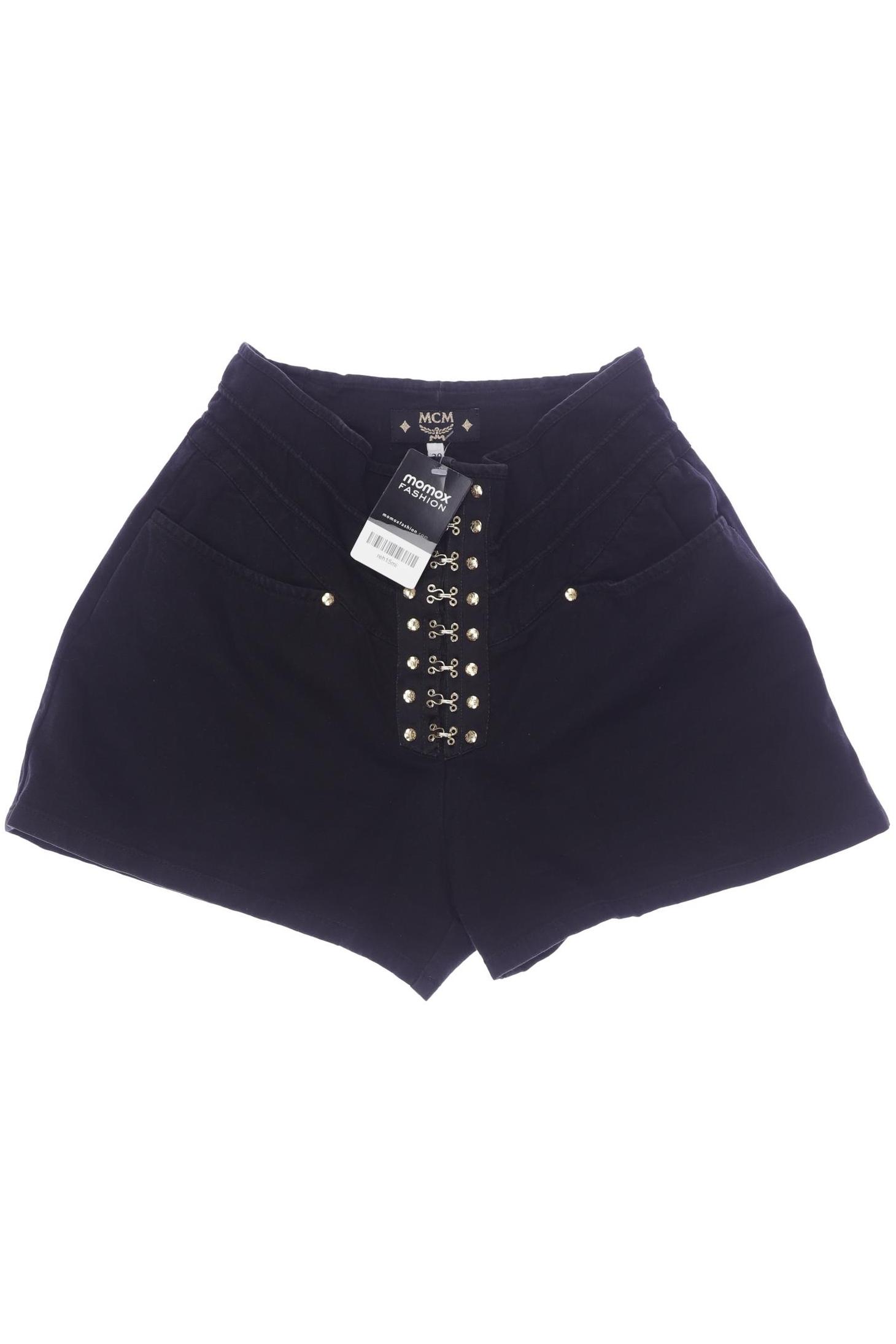 

MCM Damen Shorts, schwarz, Gr. 30
