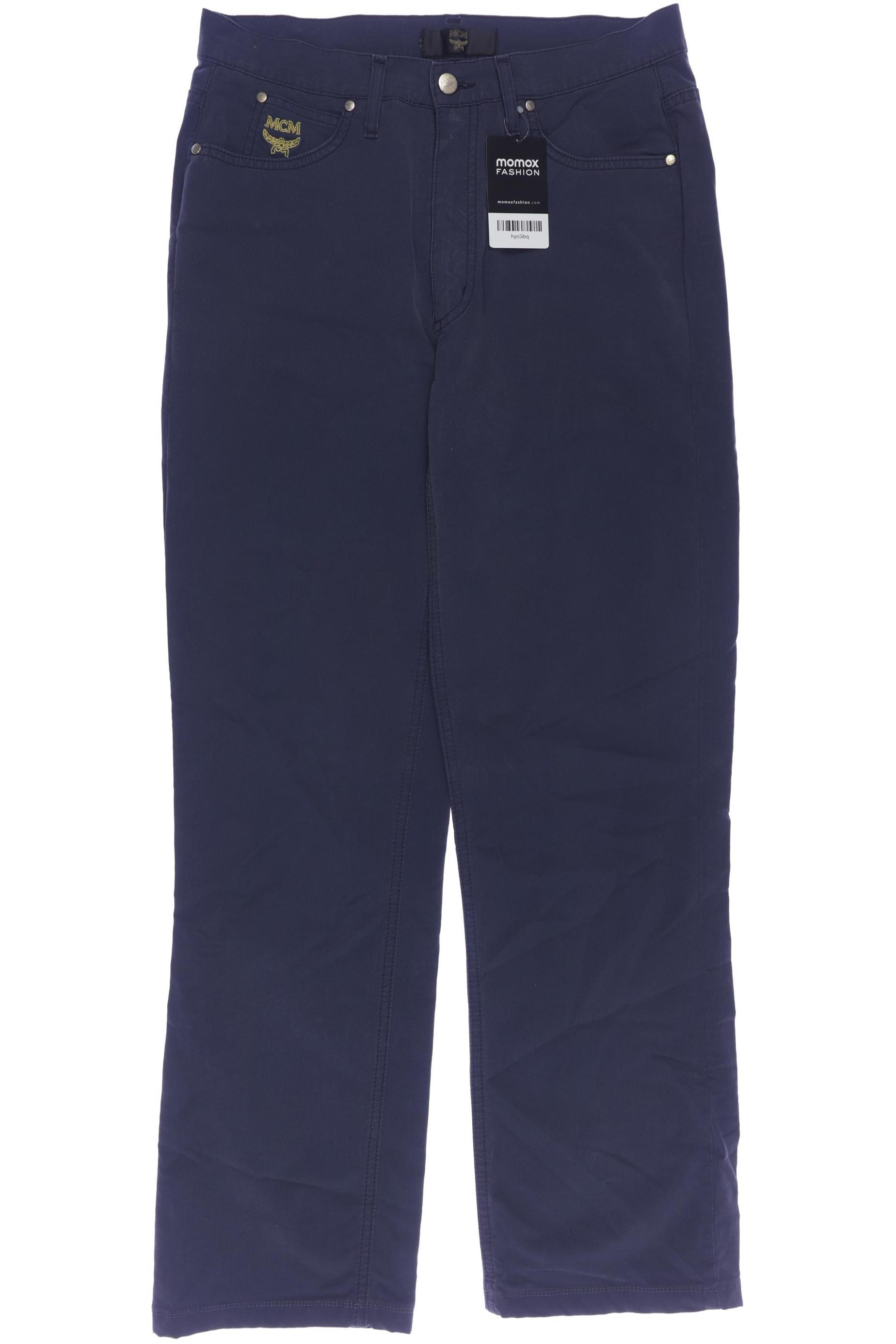 

MCM Damen Stoffhose, marineblau, Gr. 30