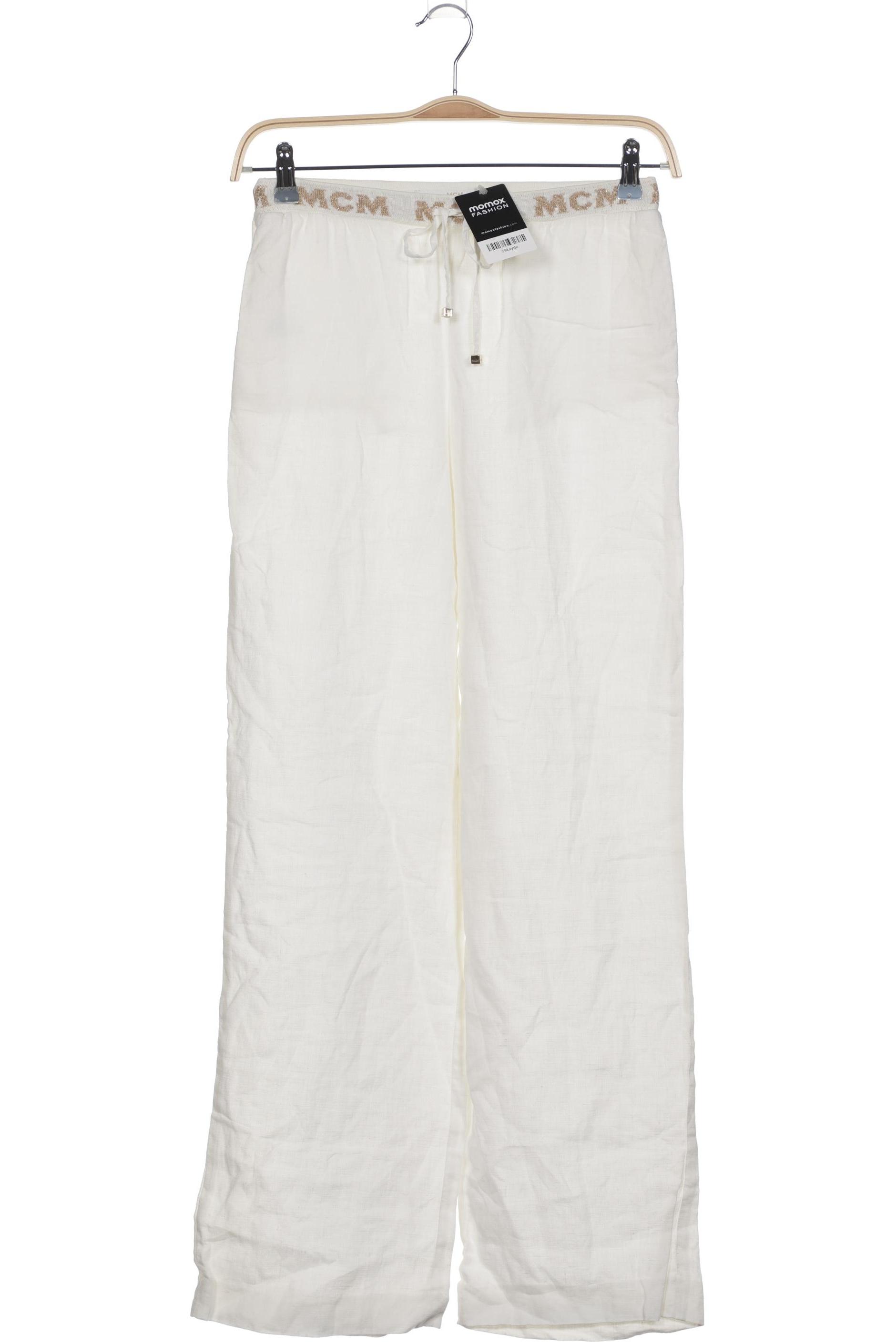 

MCM Damen Stoffhose, cremeweiß, Gr. 40