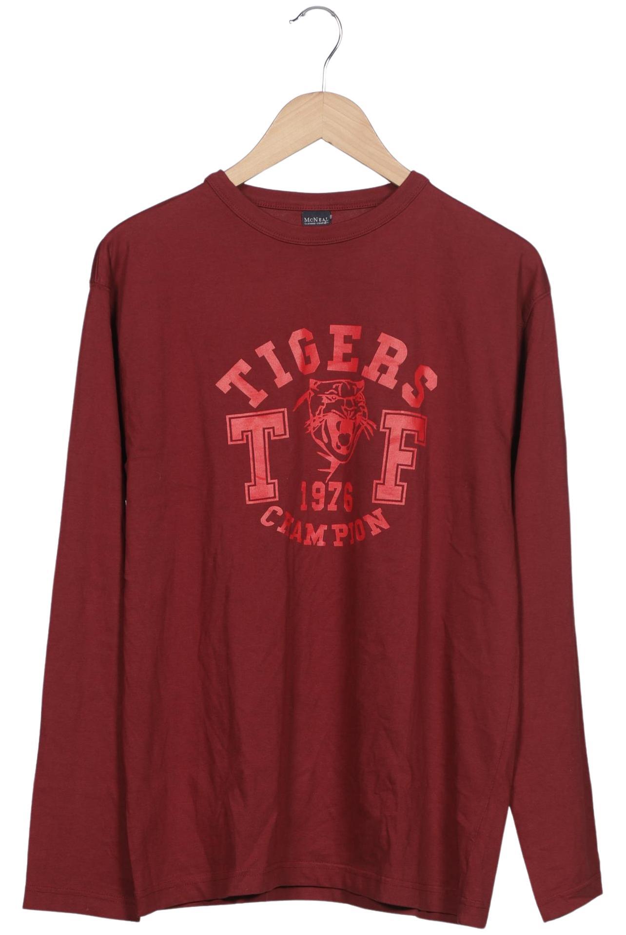 

McNeal Herren Langarmshirt, bordeaux, Gr. 54