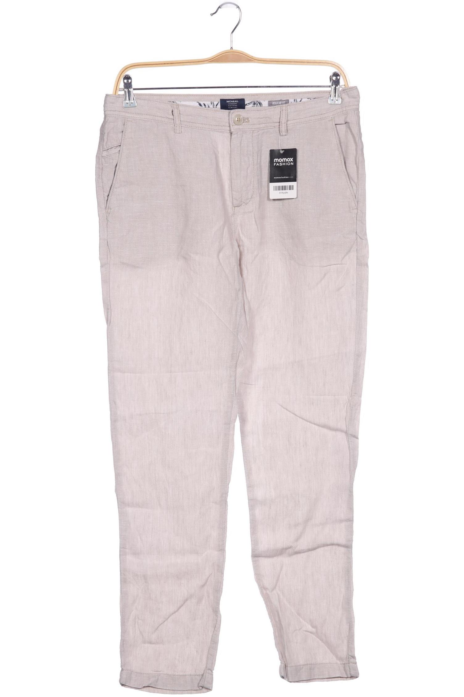 

McNeal Herren Stoffhose, beige, Gr. 0