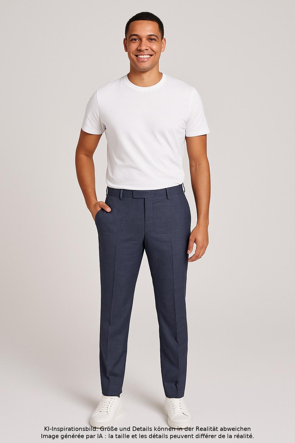 

McNeal Herren Stoffhose, marineblau, Gr. 50