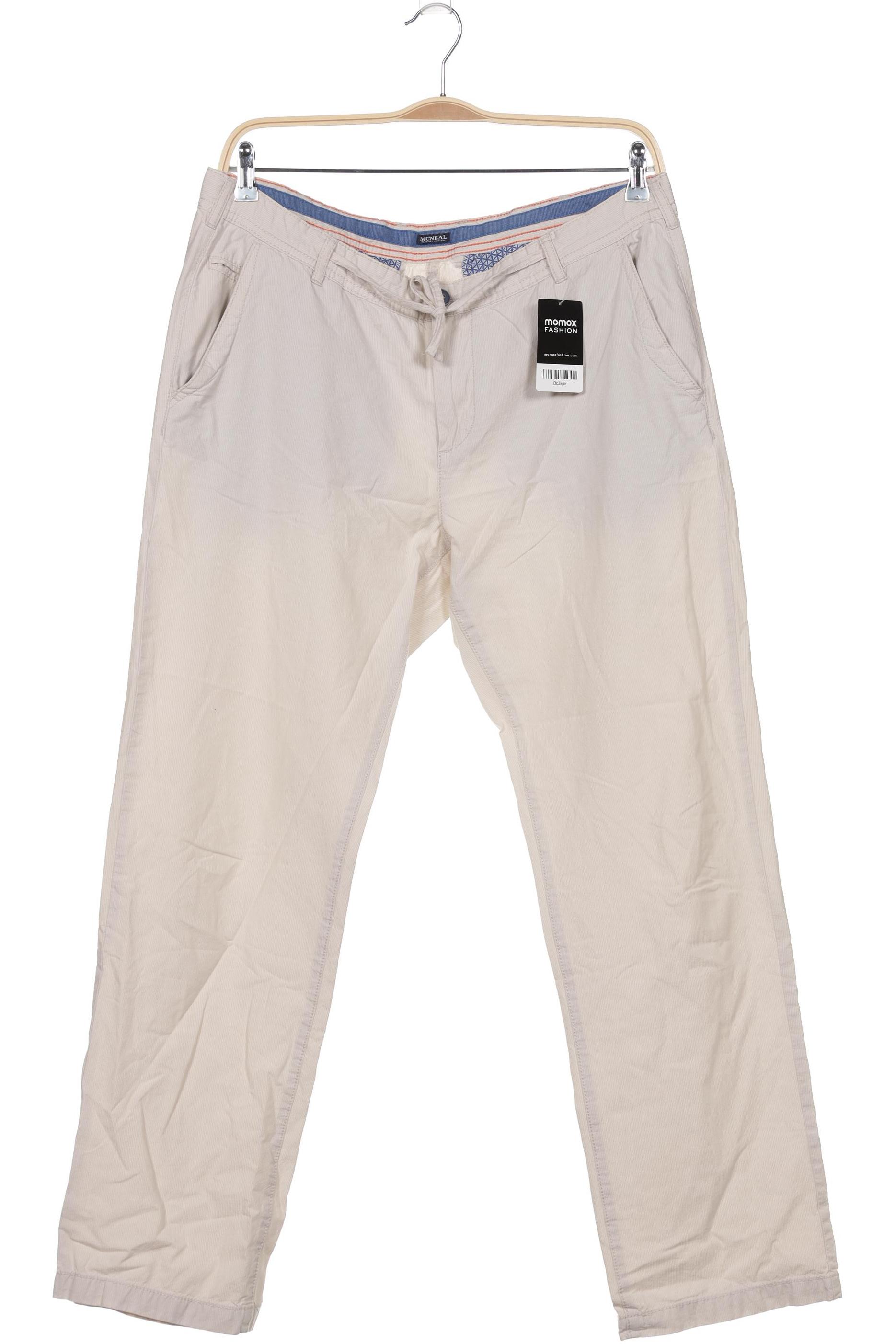 

McNeal Herren Stoffhose, beige, Gr. 0