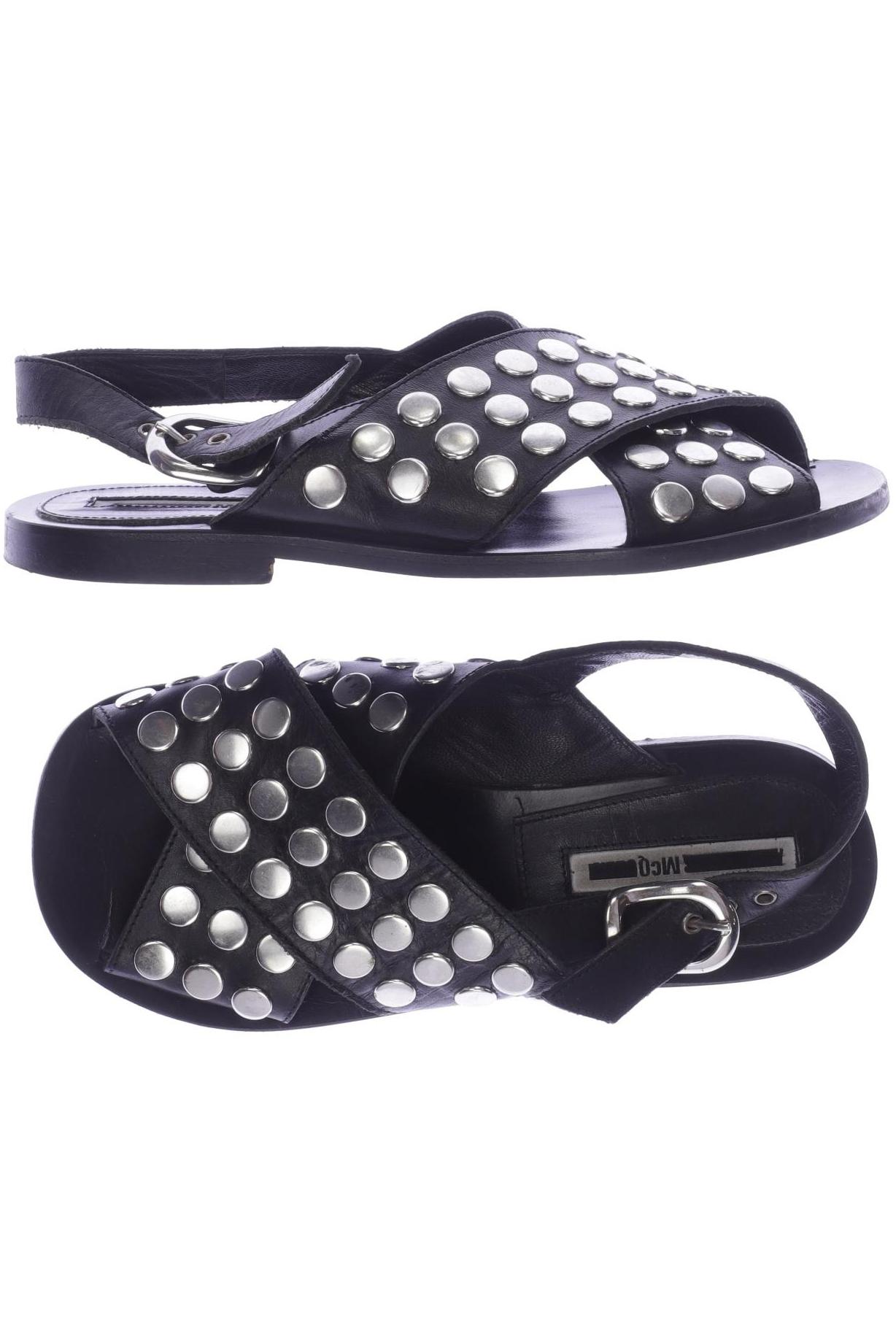 

McQ Alexander Mcqueen Damen Sandale, schwarz, Gr. 39