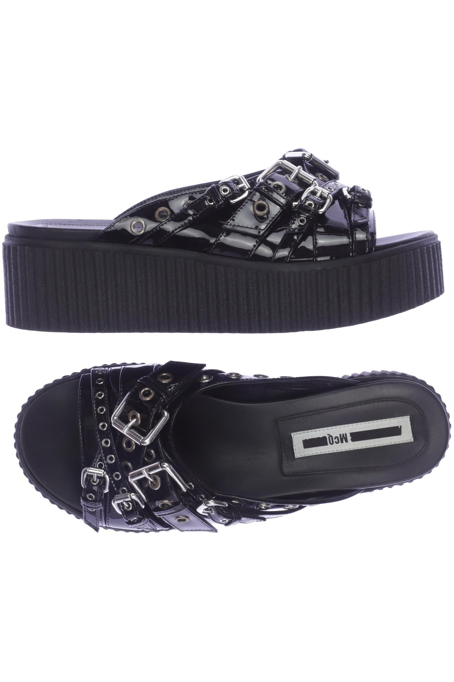 

McQ Alexander Mcqueen Damen Sandale, schwarz