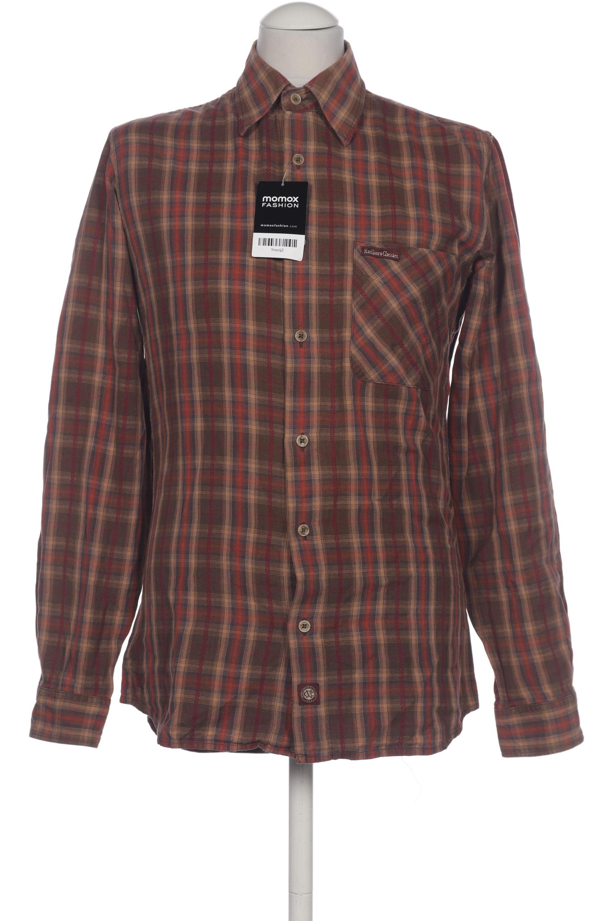 

MCS Marlboro Classics Herren Hemd, braun, Gr. 46