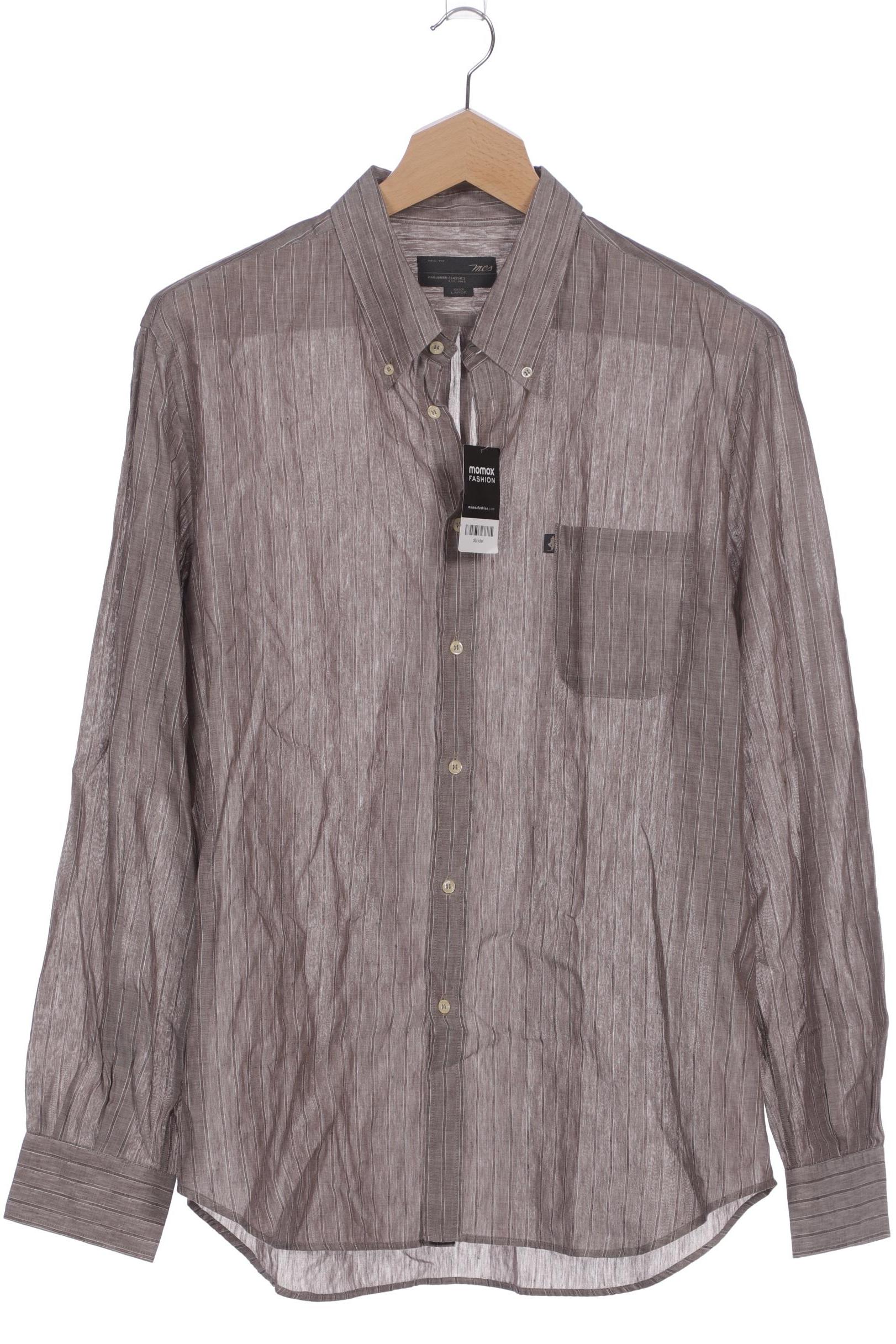 

MCS Marlboro Classics Herren Hemd, braun, Gr. 60