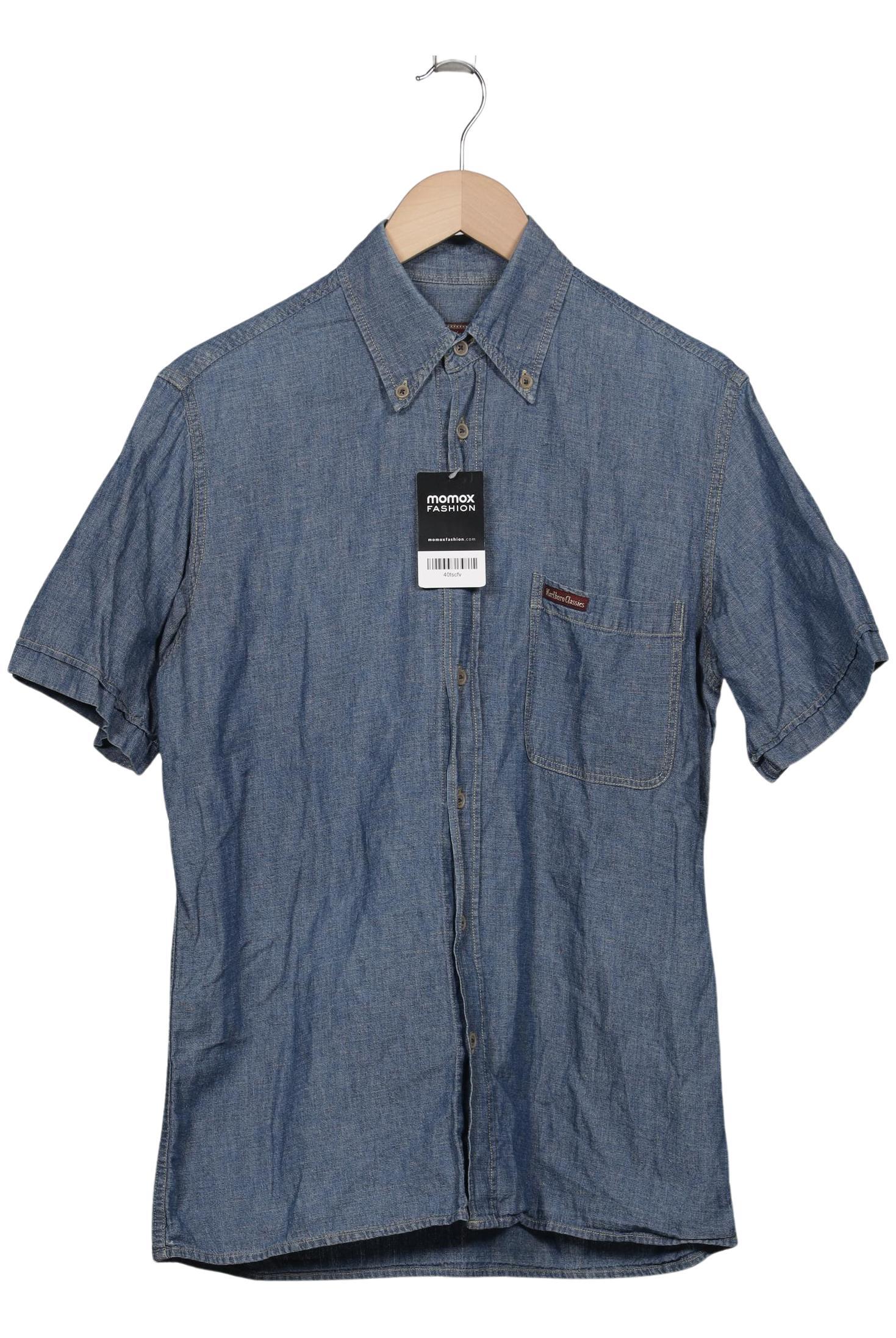 Thumbnail - MCS Marlboro Classics Herren Hemd, marineblau, Gr. 46