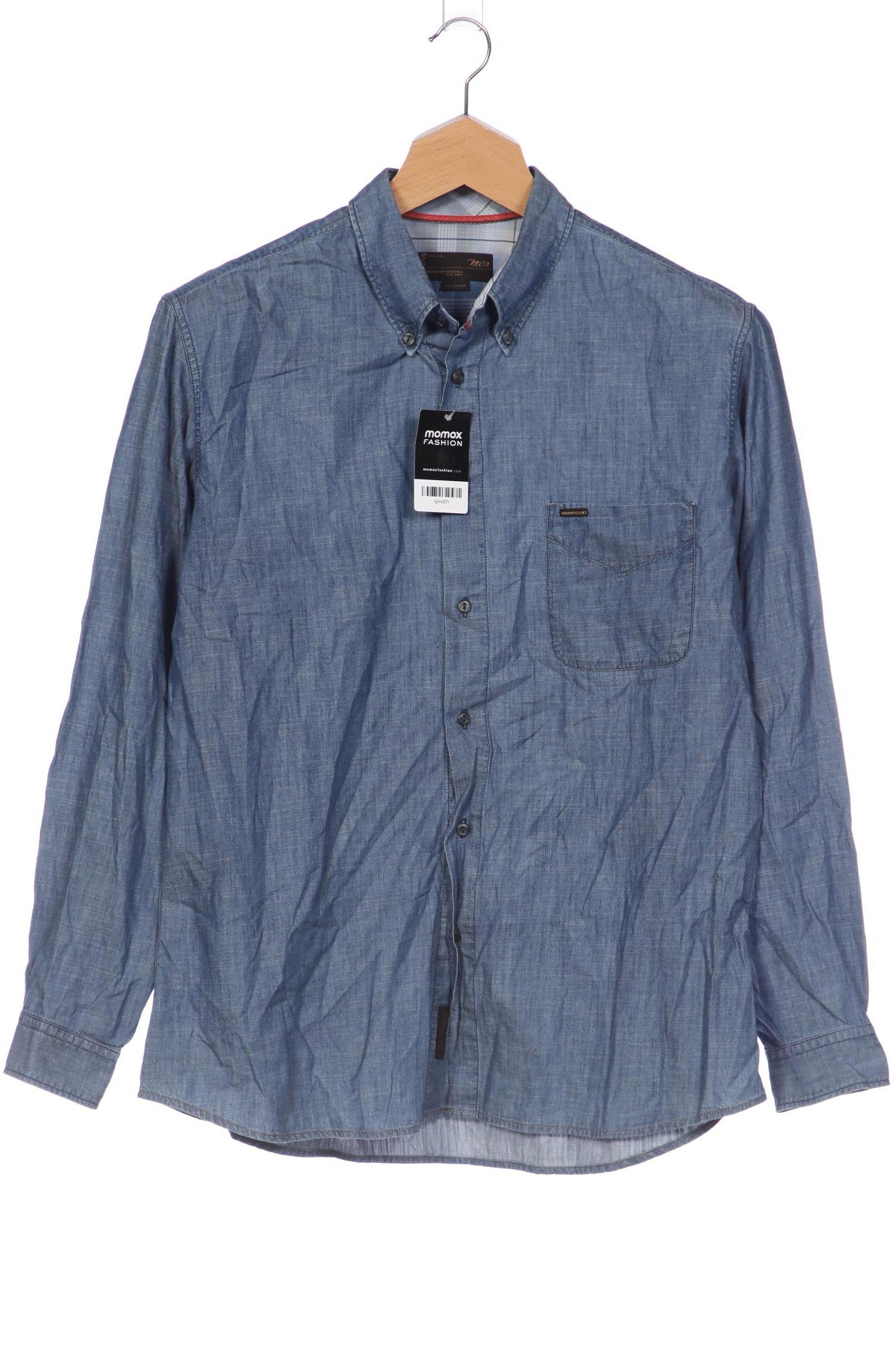 

MCS Marlboro Classics Herren Hemd, blau, Gr. 56