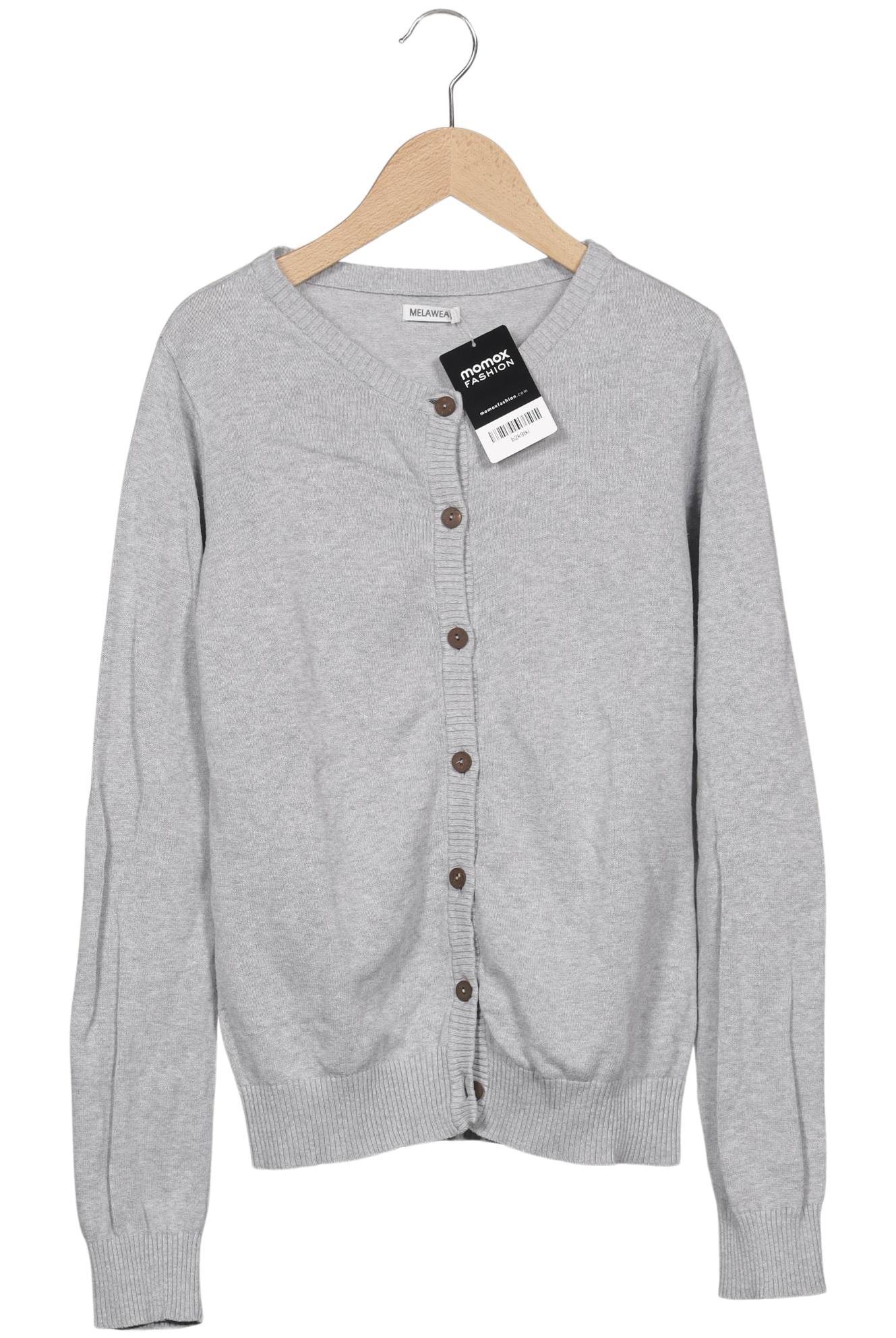 

Melawear Damen Strickjacke, grau, Gr. 36