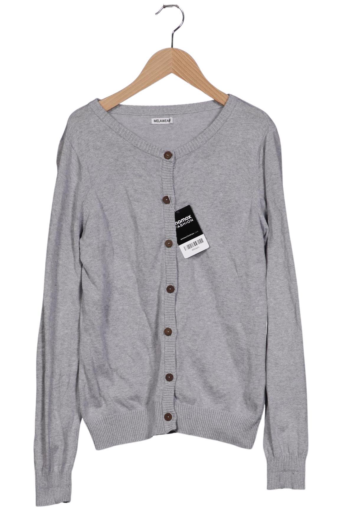 

Melawear Damen Strickjacke, grau, Gr. 38