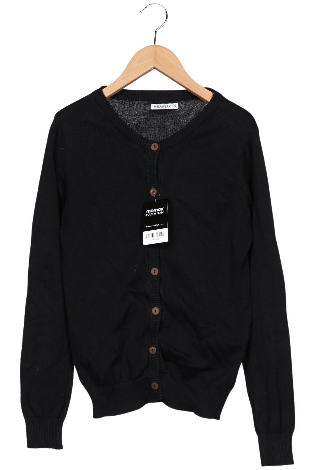 

Melawear Damen Strickjacke, schwarz, Gr. 36