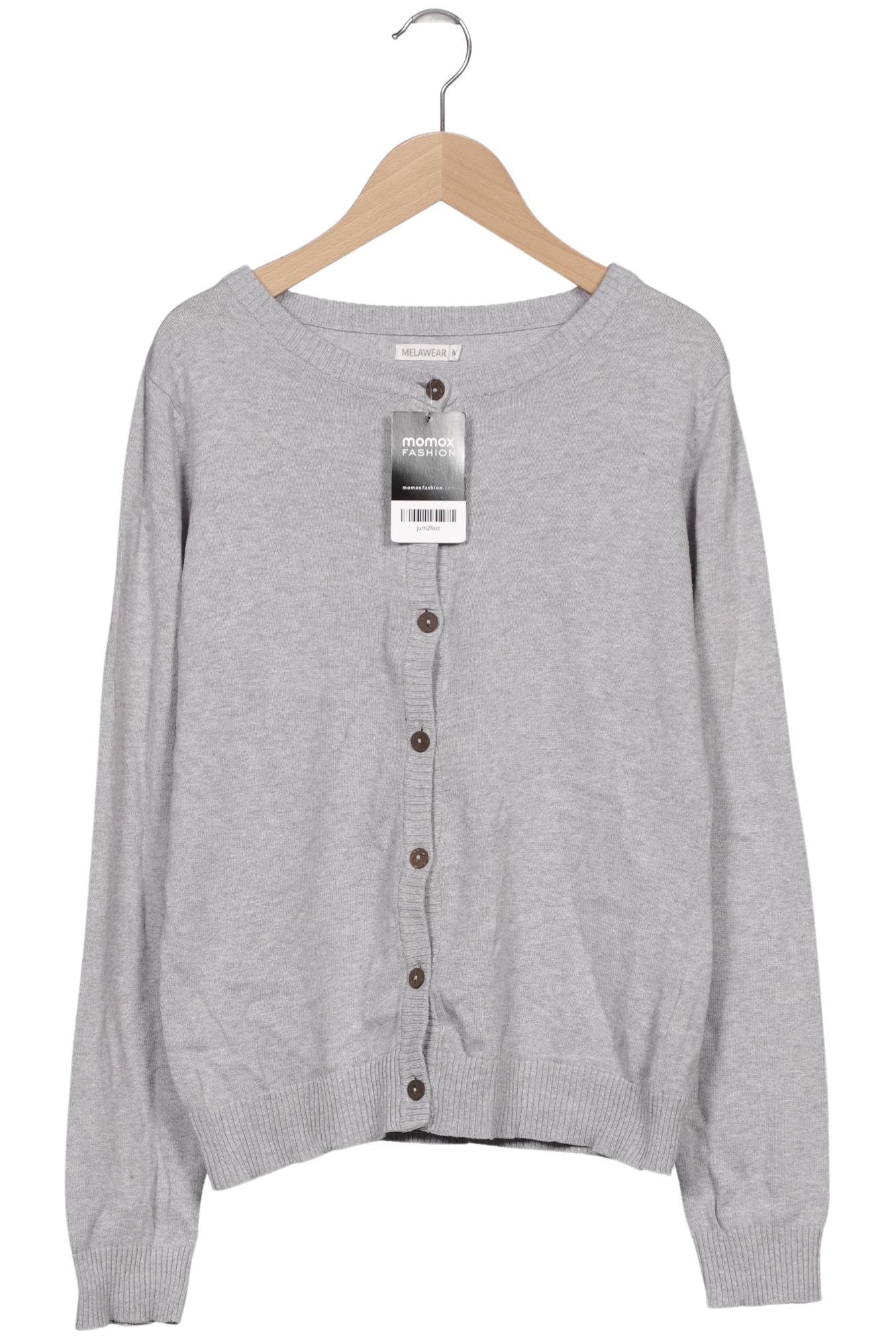 

Melawear Damen Strickjacke, grau, Gr. 38