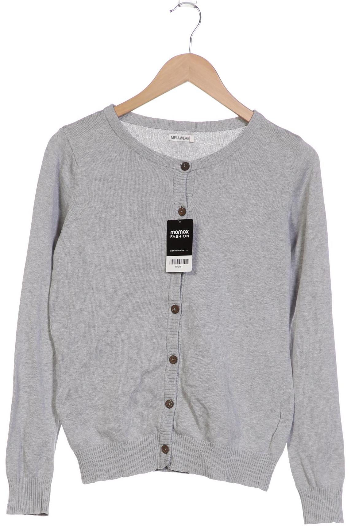 

Melawear Damen Strickjacke, grau, Gr. 36
