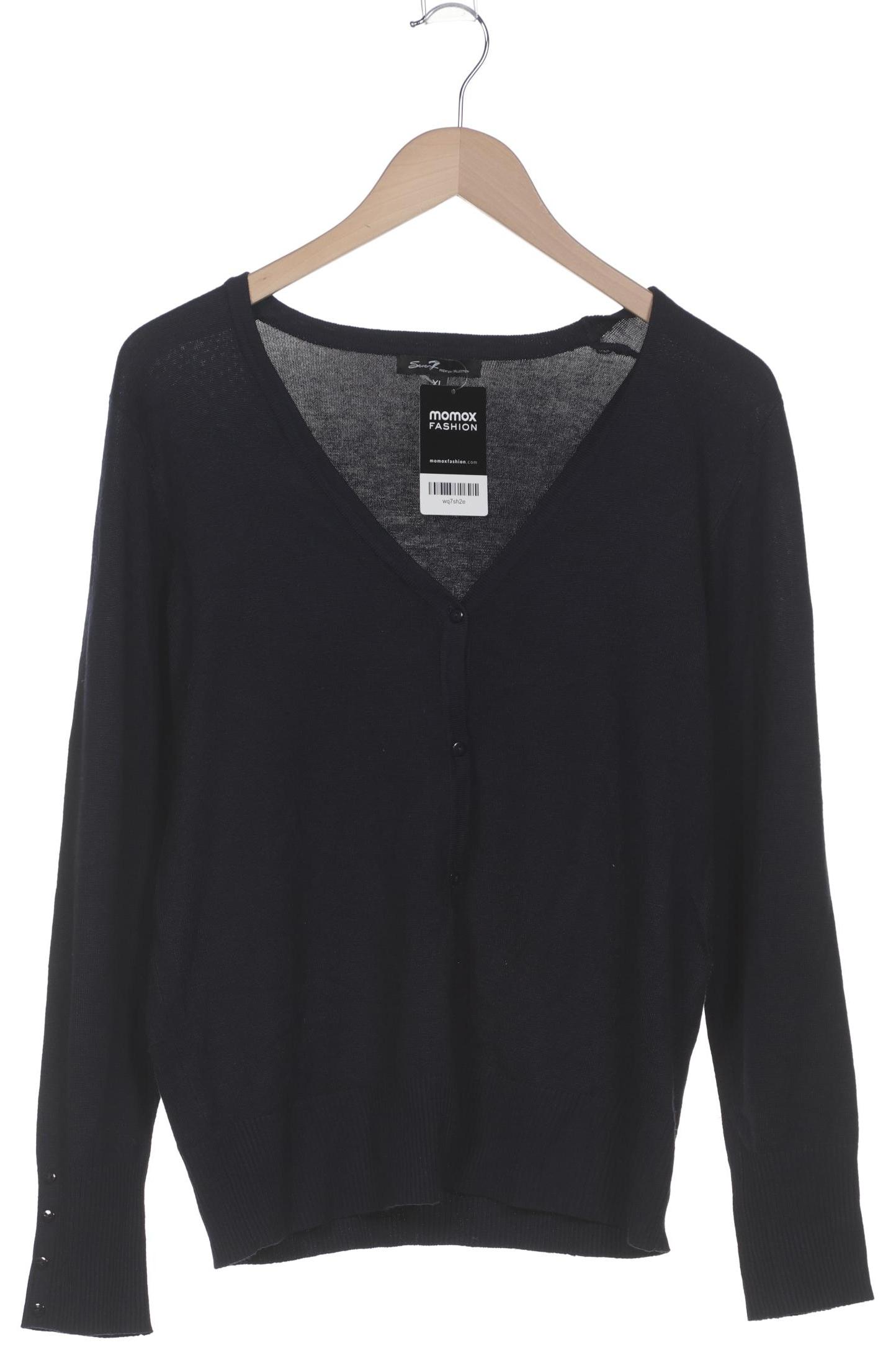 

Melissa McCarthy Seven7 Damen Strickjacke, marineblau, Gr. 44