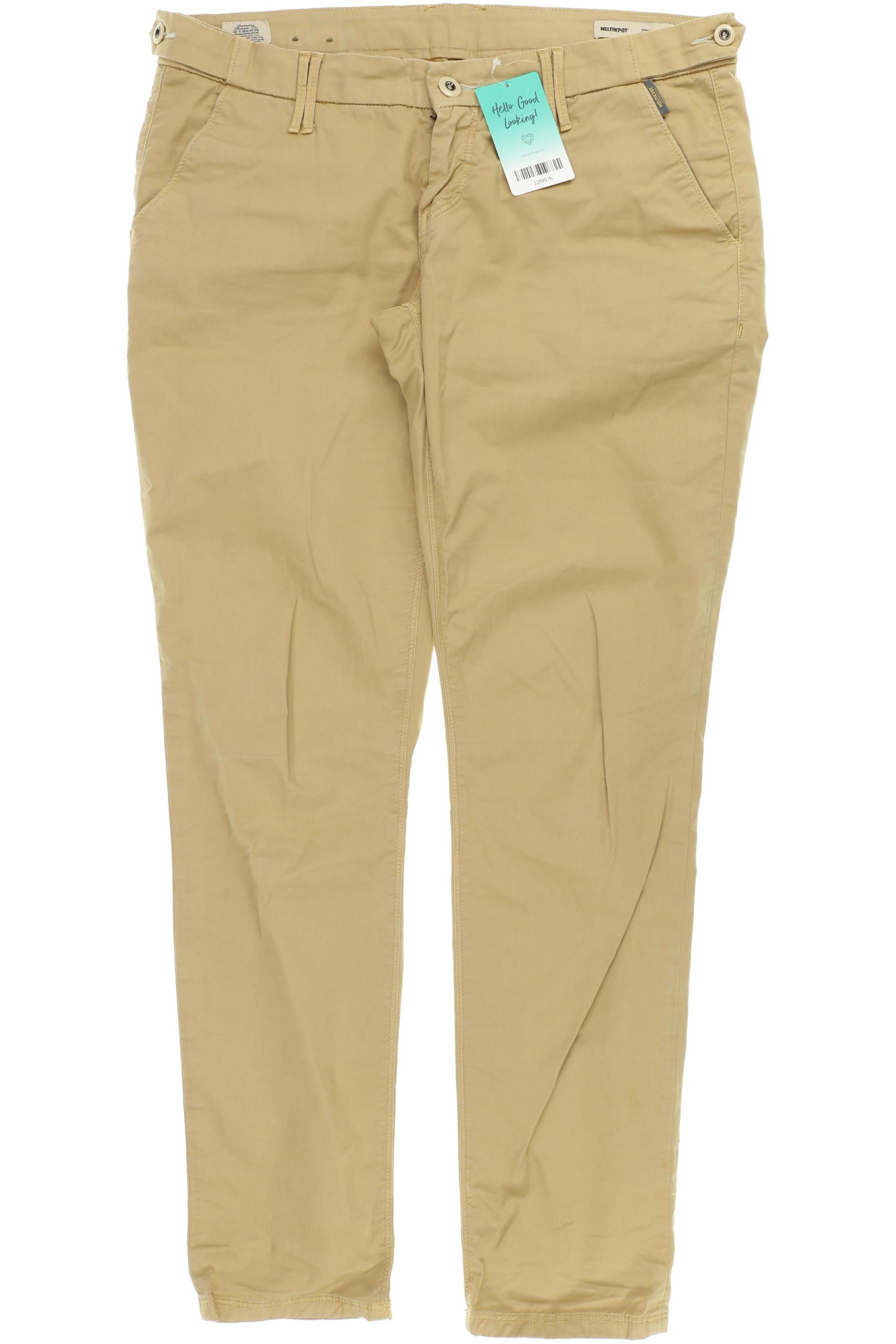 

Meltin Pot Damen Stoffhose, beige, Gr. 29