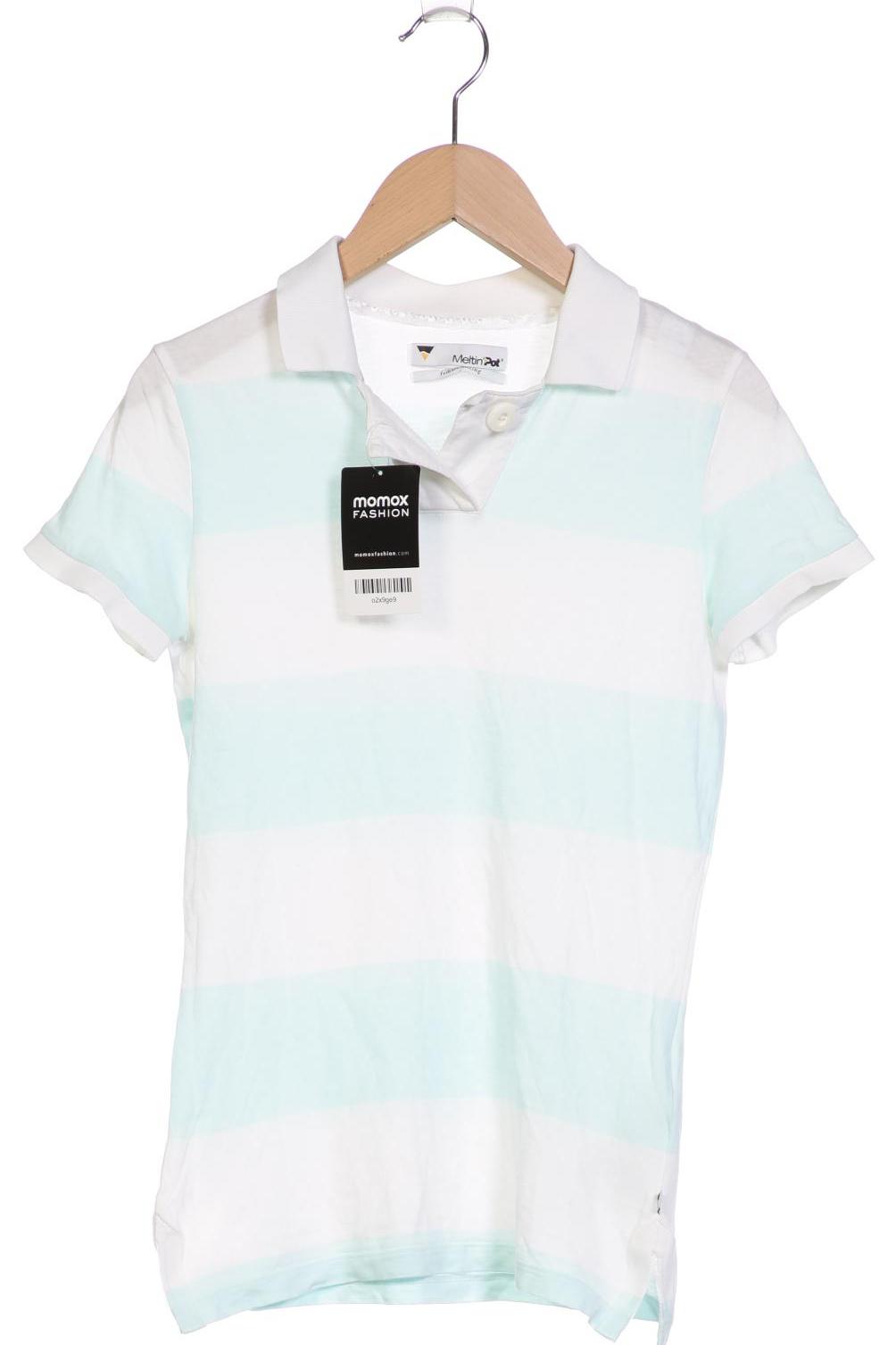 

Meltin Pot Damen Poloshirt, weiß, Gr. 34