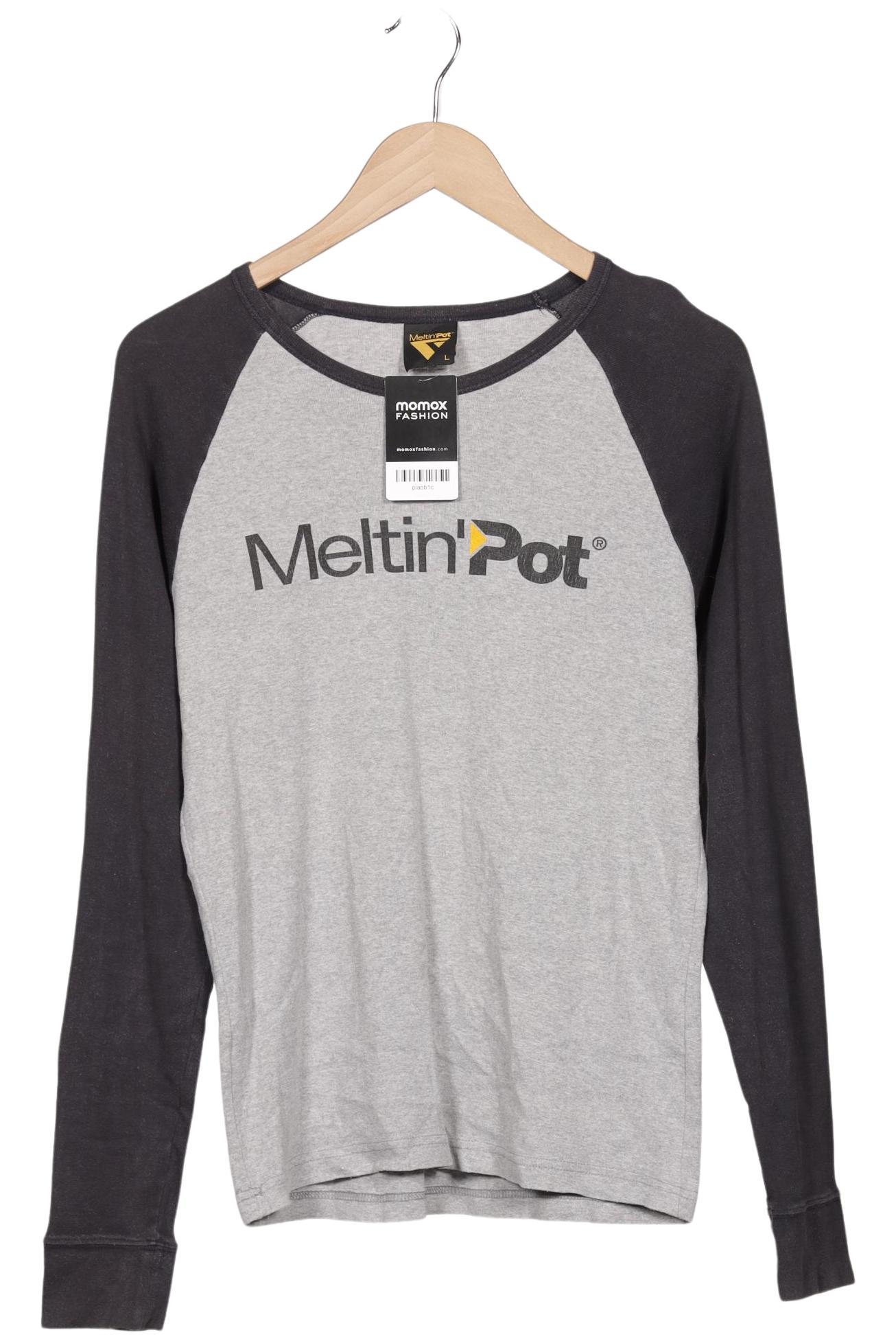 

Meltin Pot Herren Langarmshirt, grau, Gr. 52