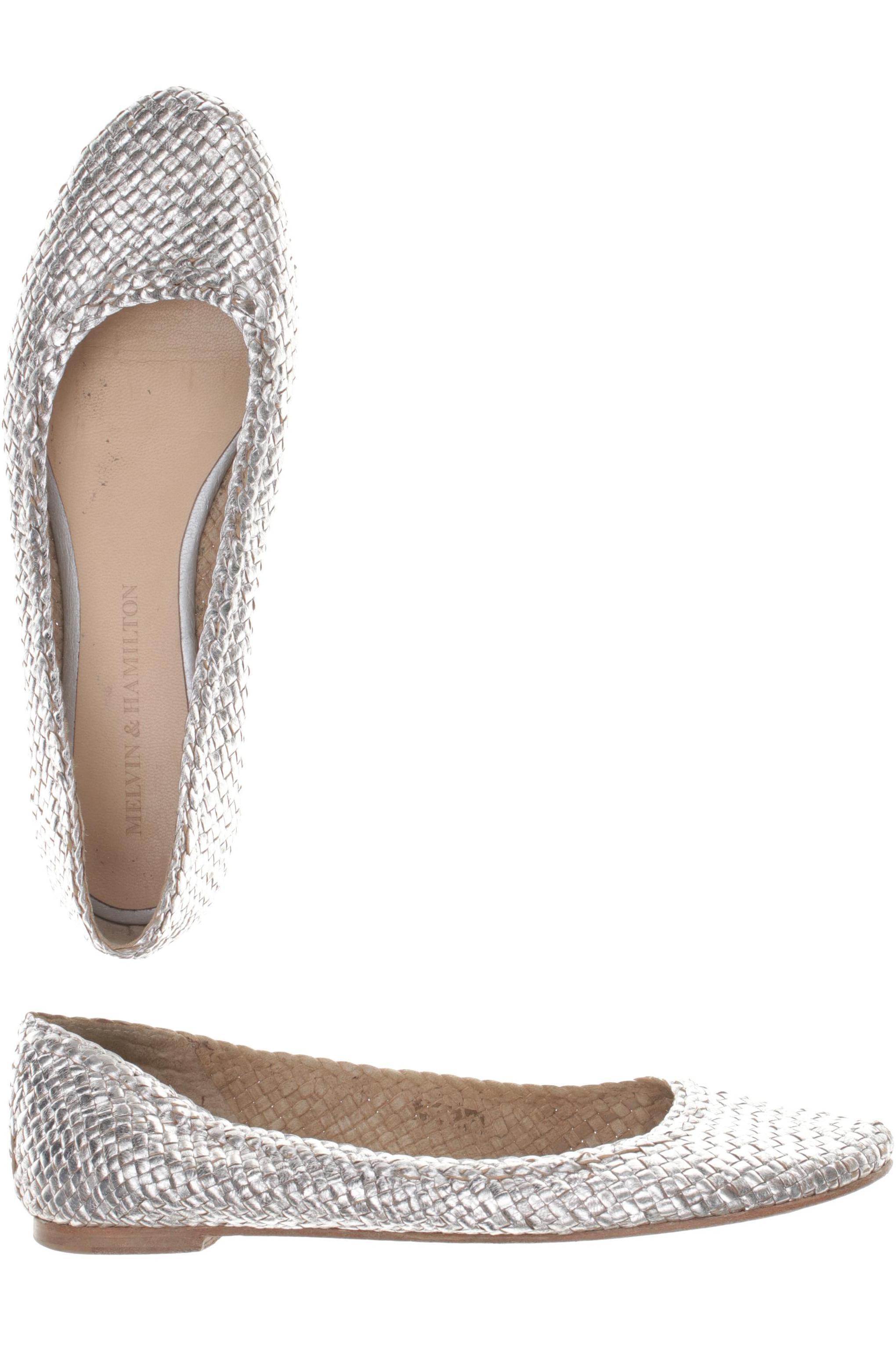 

Melvin & Hamilton Damen Ballerinas, silber, Gr. 39