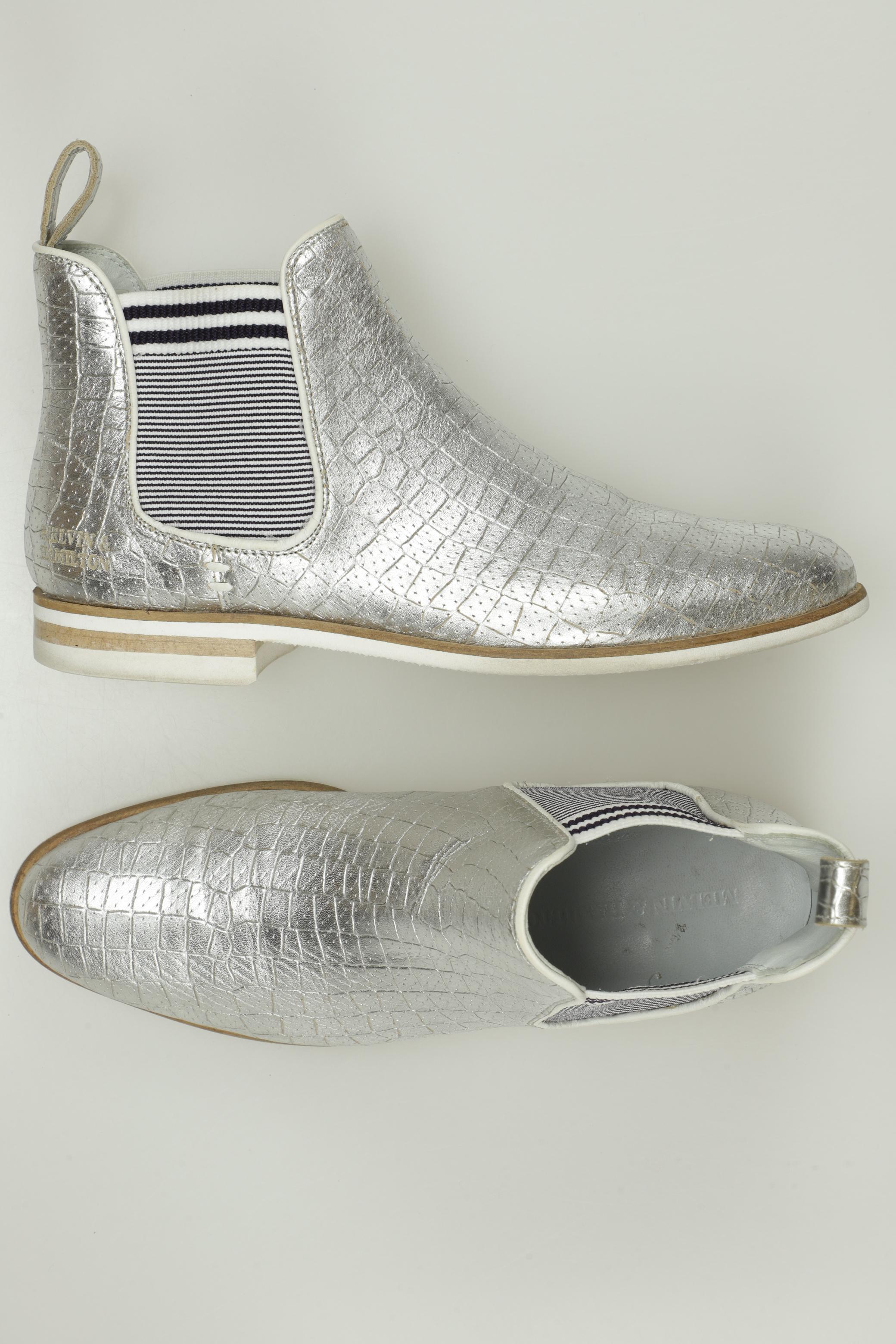 

Melvin & Hamilton Damen Stiefelette, silber, Gr. 38