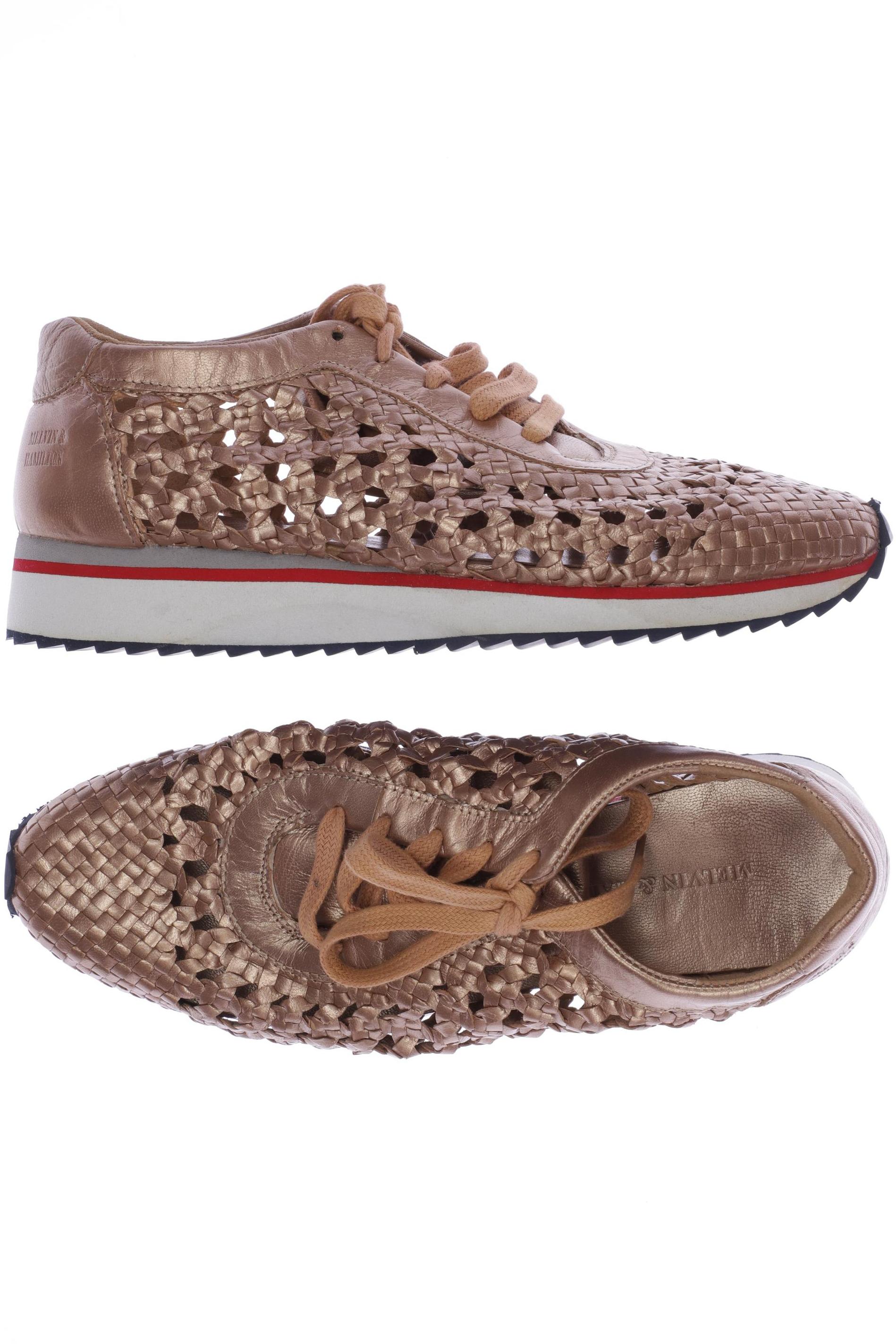 

Melvin & Hamilton Damen Halbschuh, gold, Gr. 39