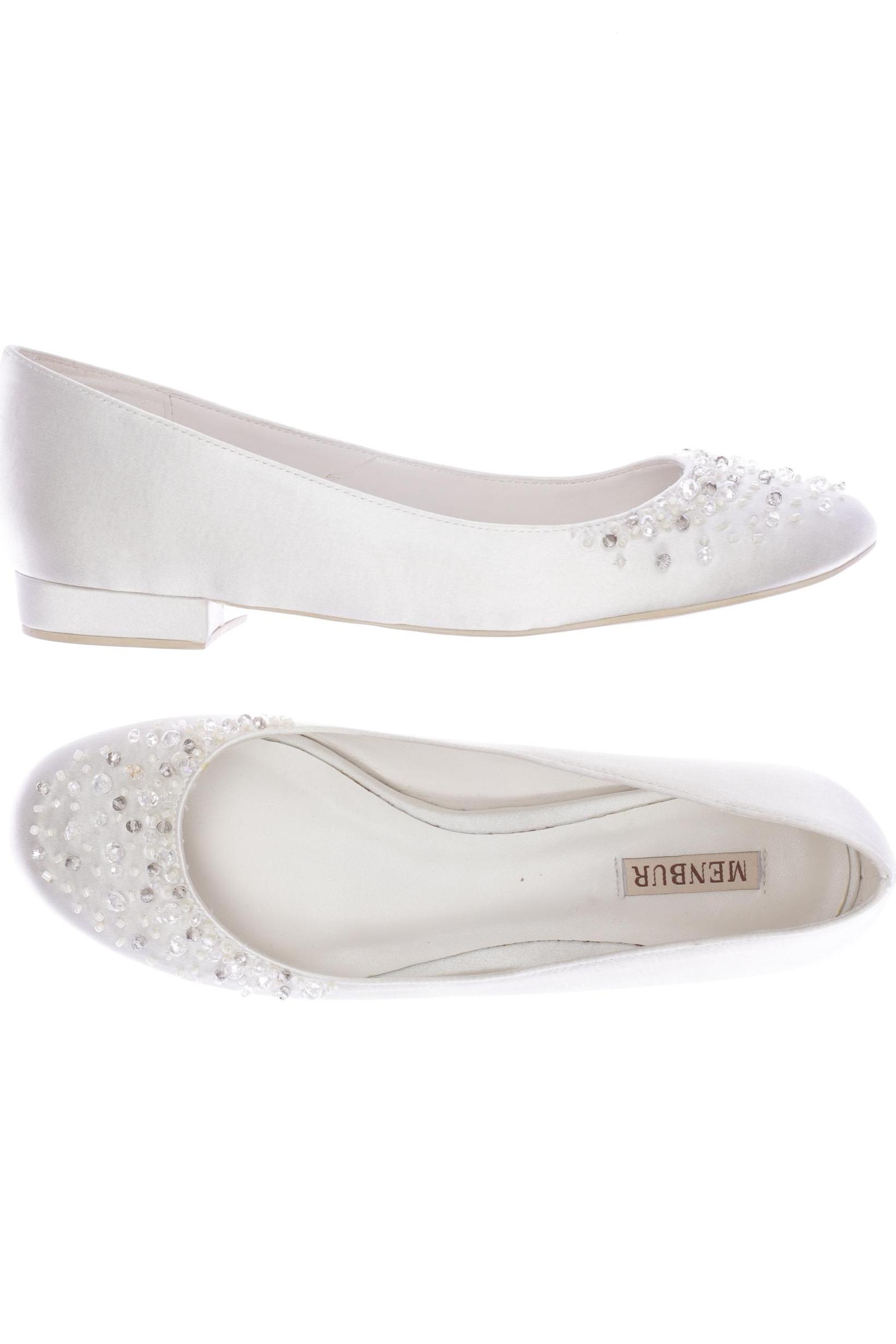 

Menbur Damen Ballerinas, cremeweiß, Gr. 38