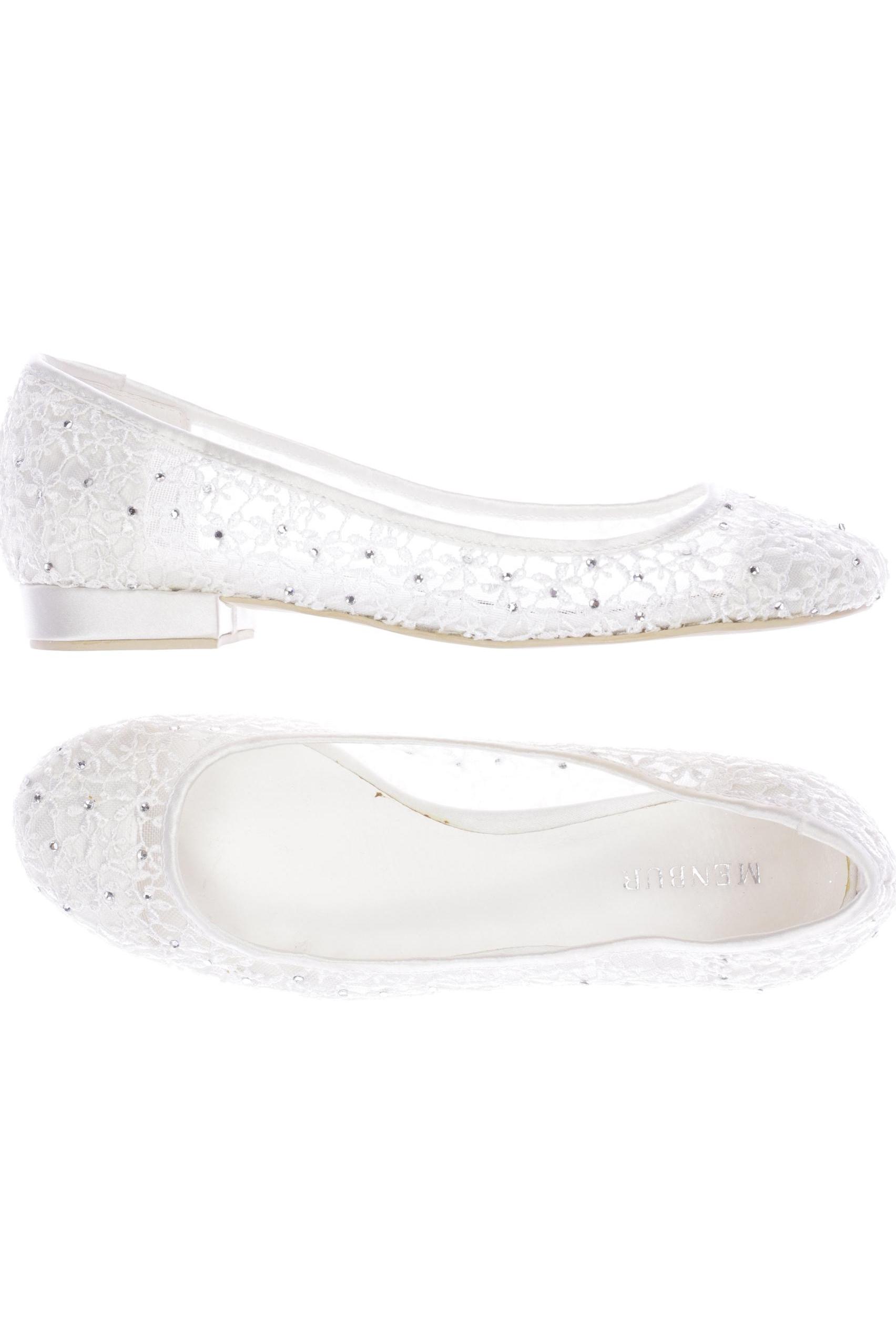 

MENBUR Damen Ballerinas, weiß