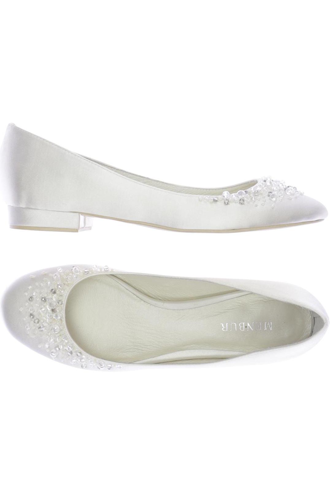 

MENBUR Damen Ballerinas, weiß
