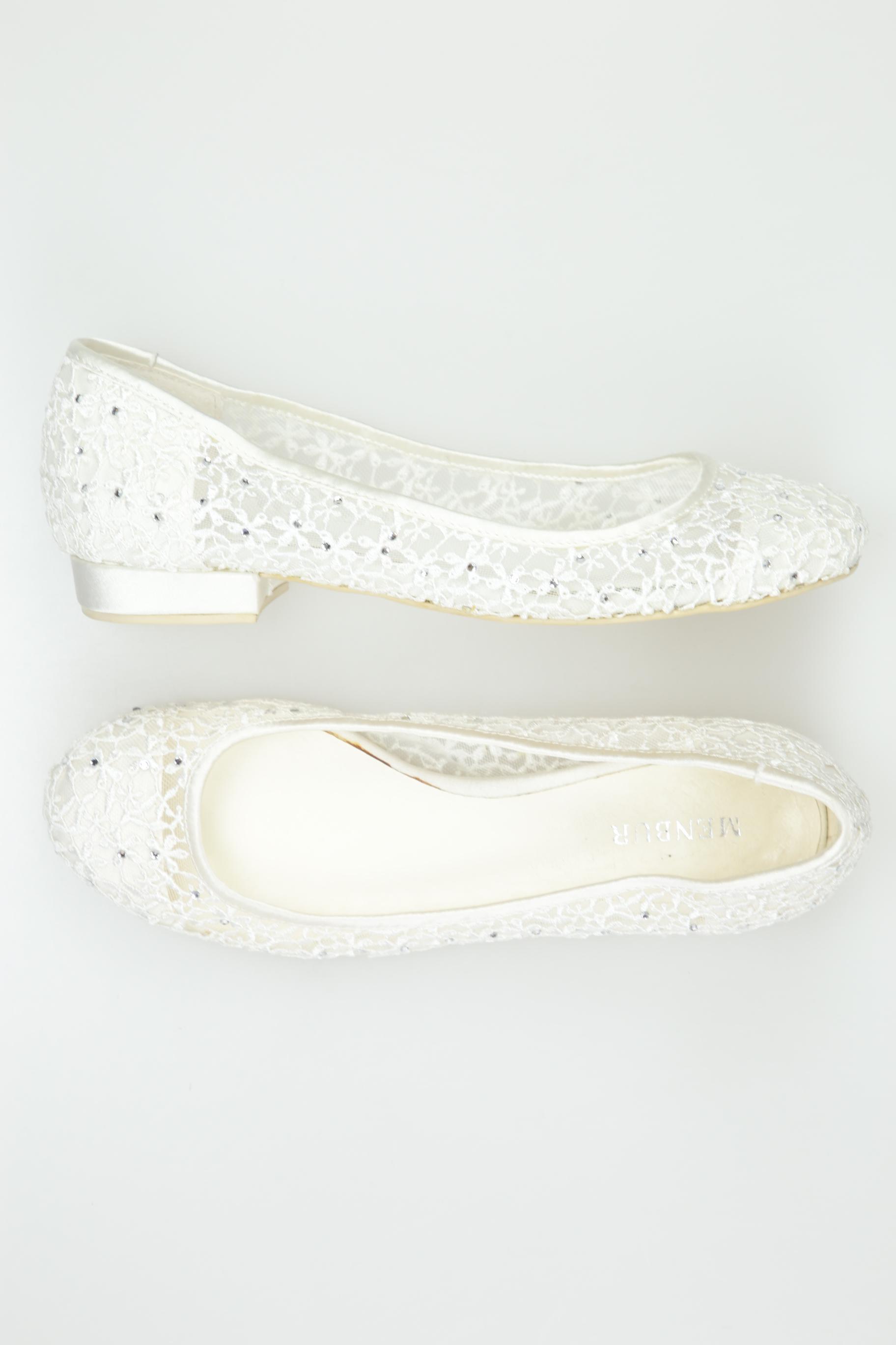 

Menbur Damen Ballerinas, weiß, Gr. 36