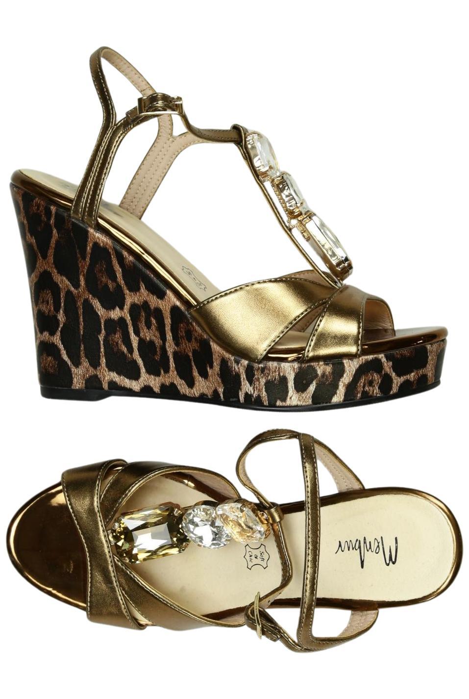 

Menbur Damen Sandale, gold, Gr. 37