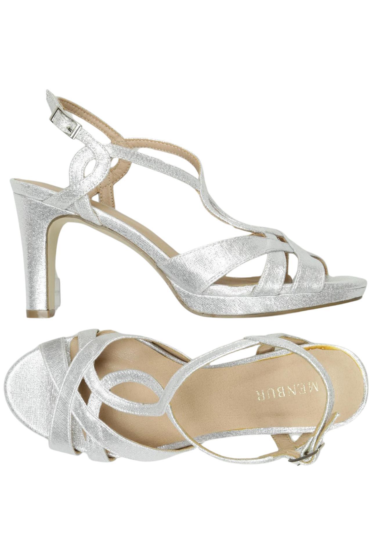 

Menbur Damen Sandale, silber, Gr. 37