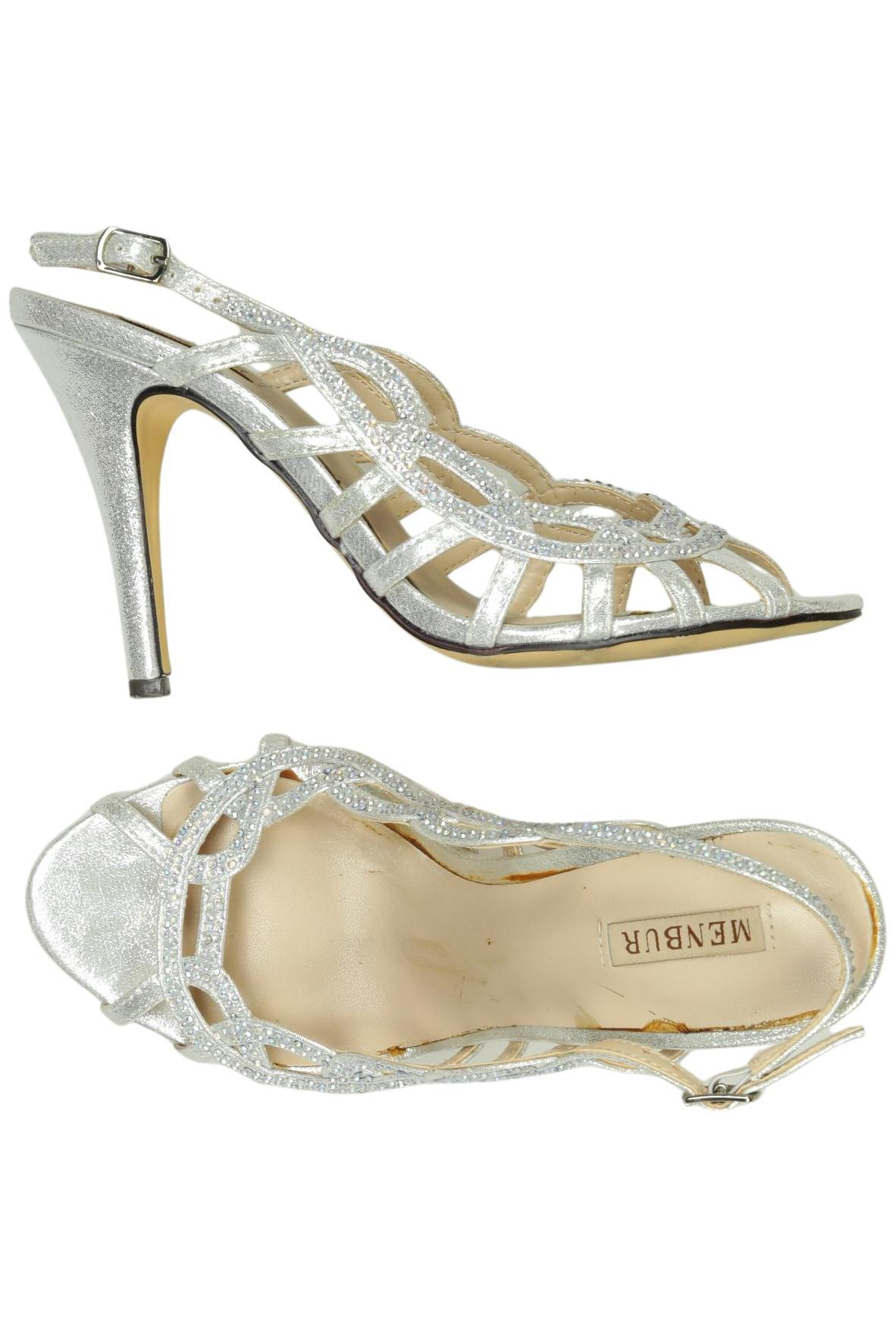 

Menbur Damen Sandale, silber, Gr. 37