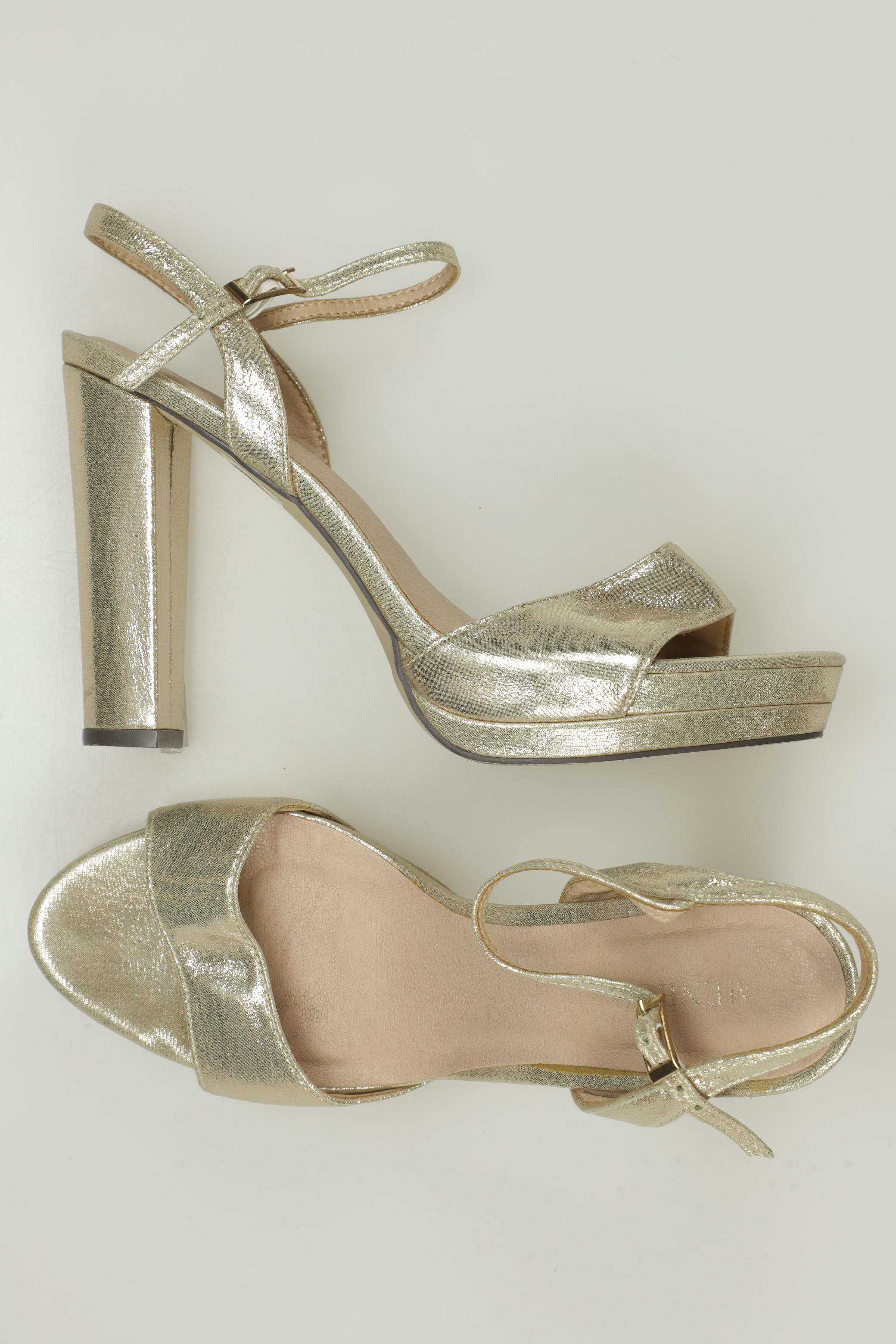 

Menbur Damen Sandale, gold, Gr. 39