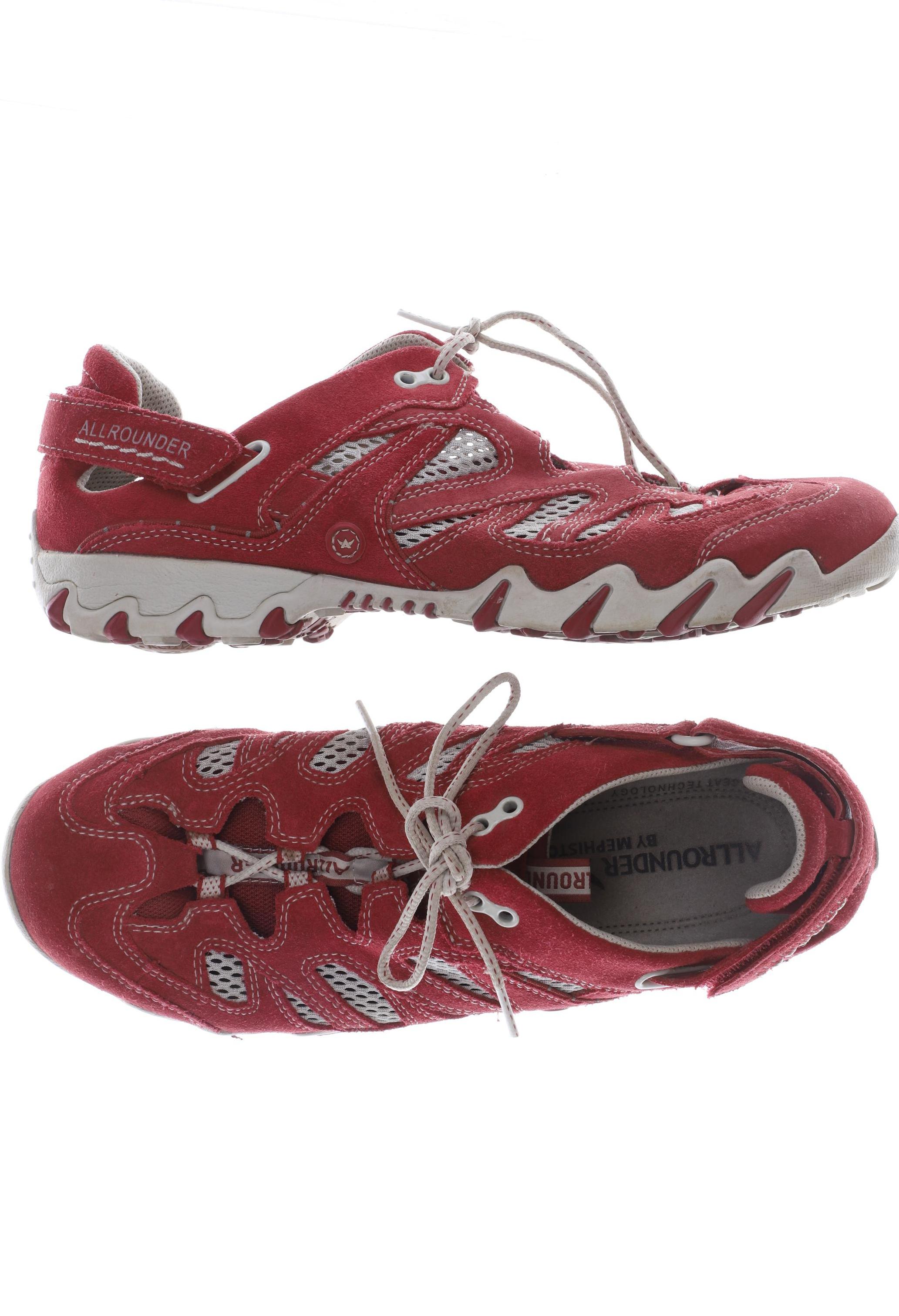 

Mephisto Damen Halbschuh, rot, Gr. 8