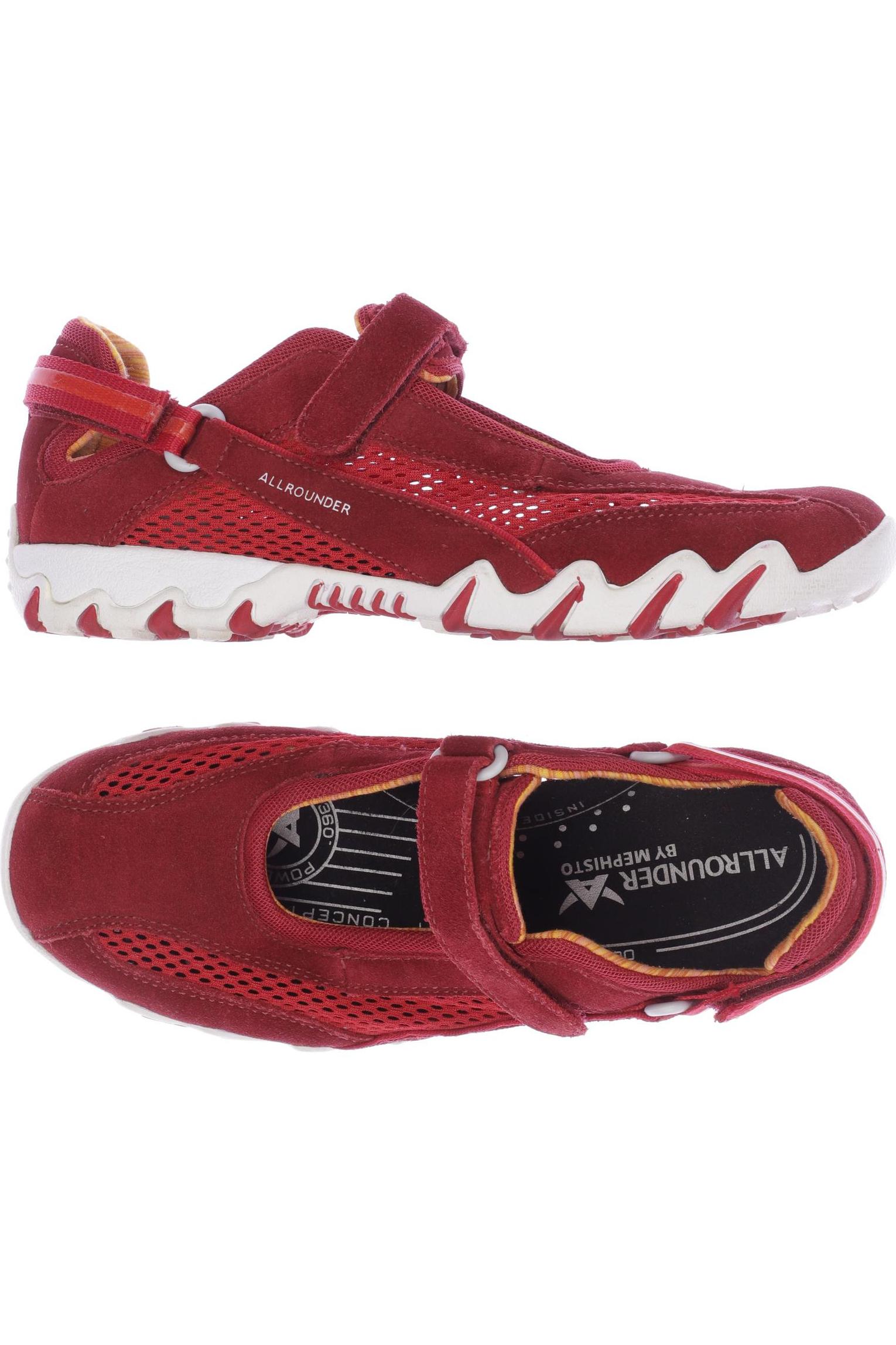 

Mephisto Damen Halbschuh, rot, Gr. 5.5