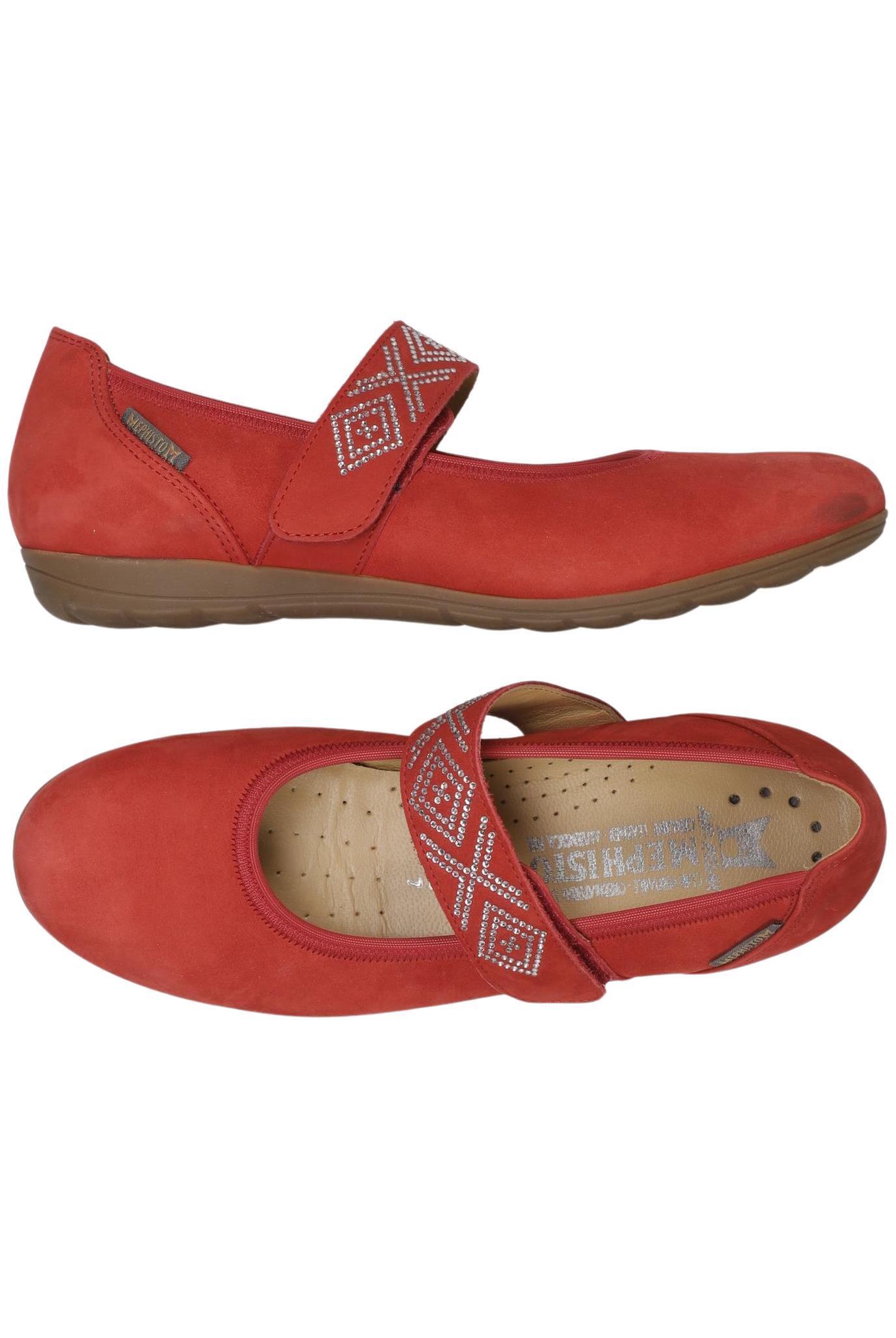 

Mephisto Damen Halbschuh, rot, Gr. 4.5